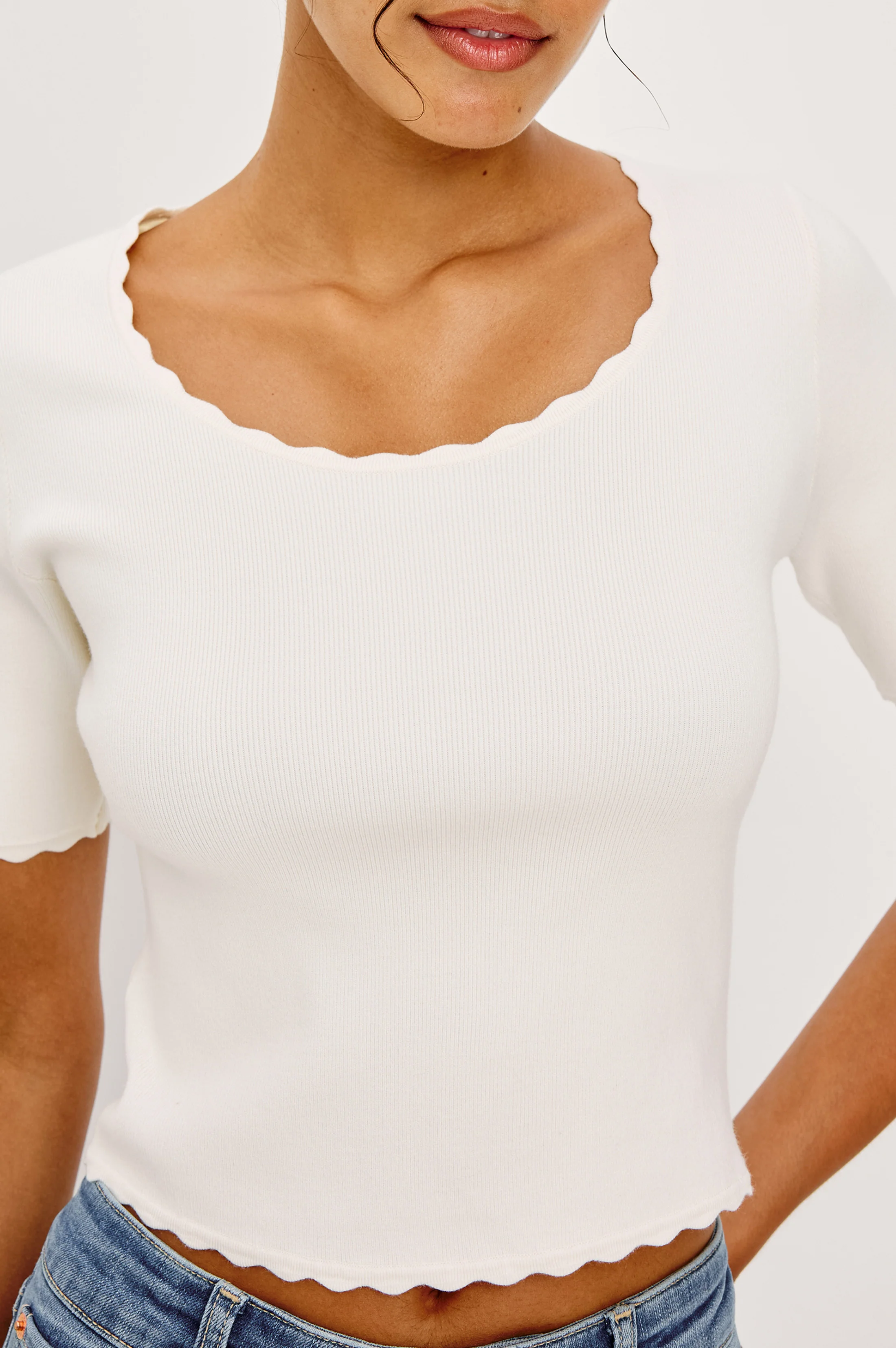 LOUANNA TOP - IVORY - Image 2