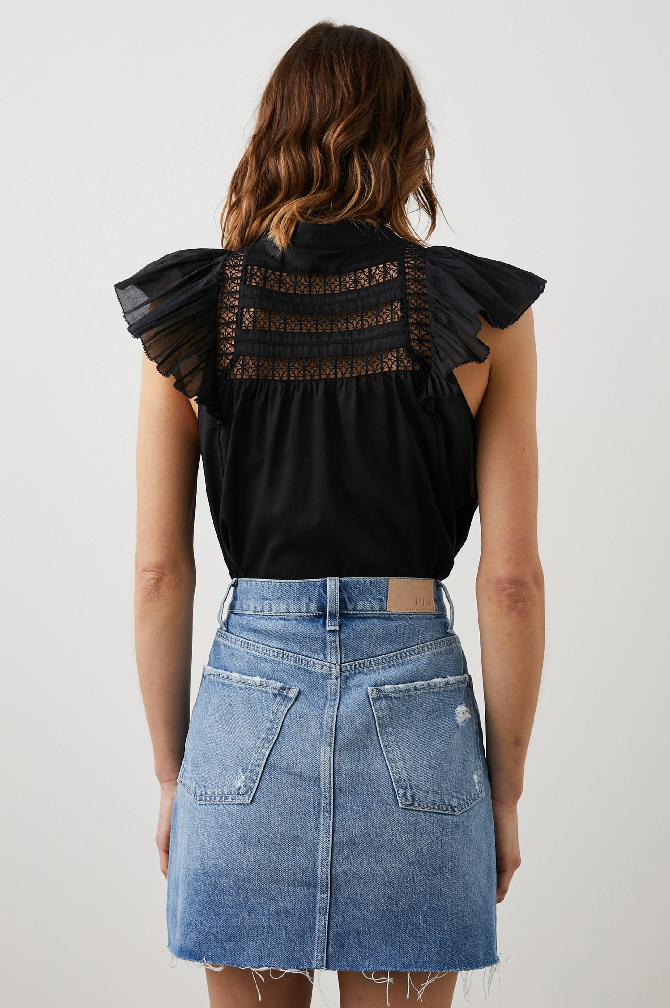 LOUELLA TOP - TRUE BLACK - Image 5