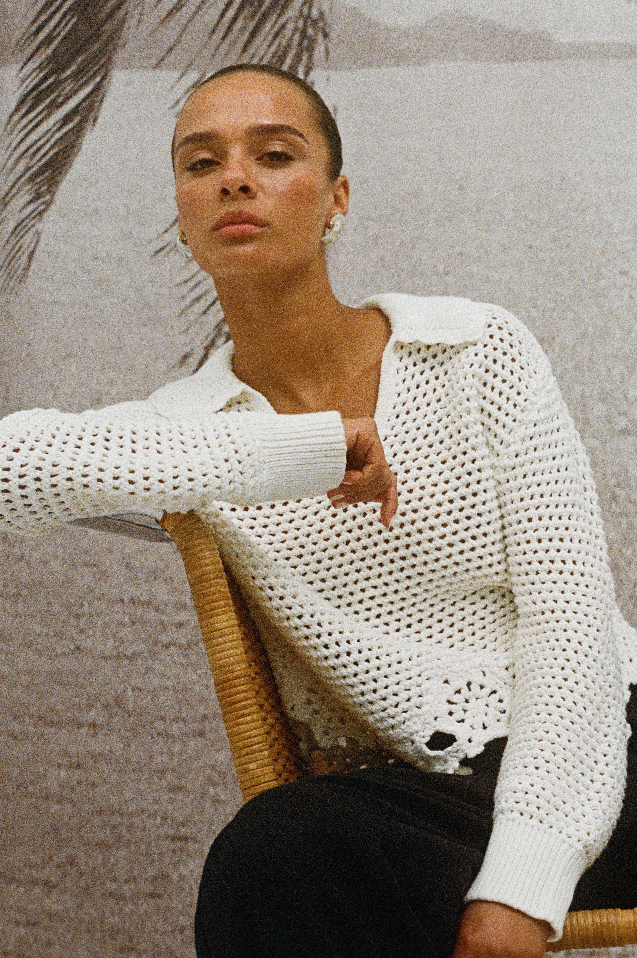 LOUISE SWEATER - IVORY - Image 2