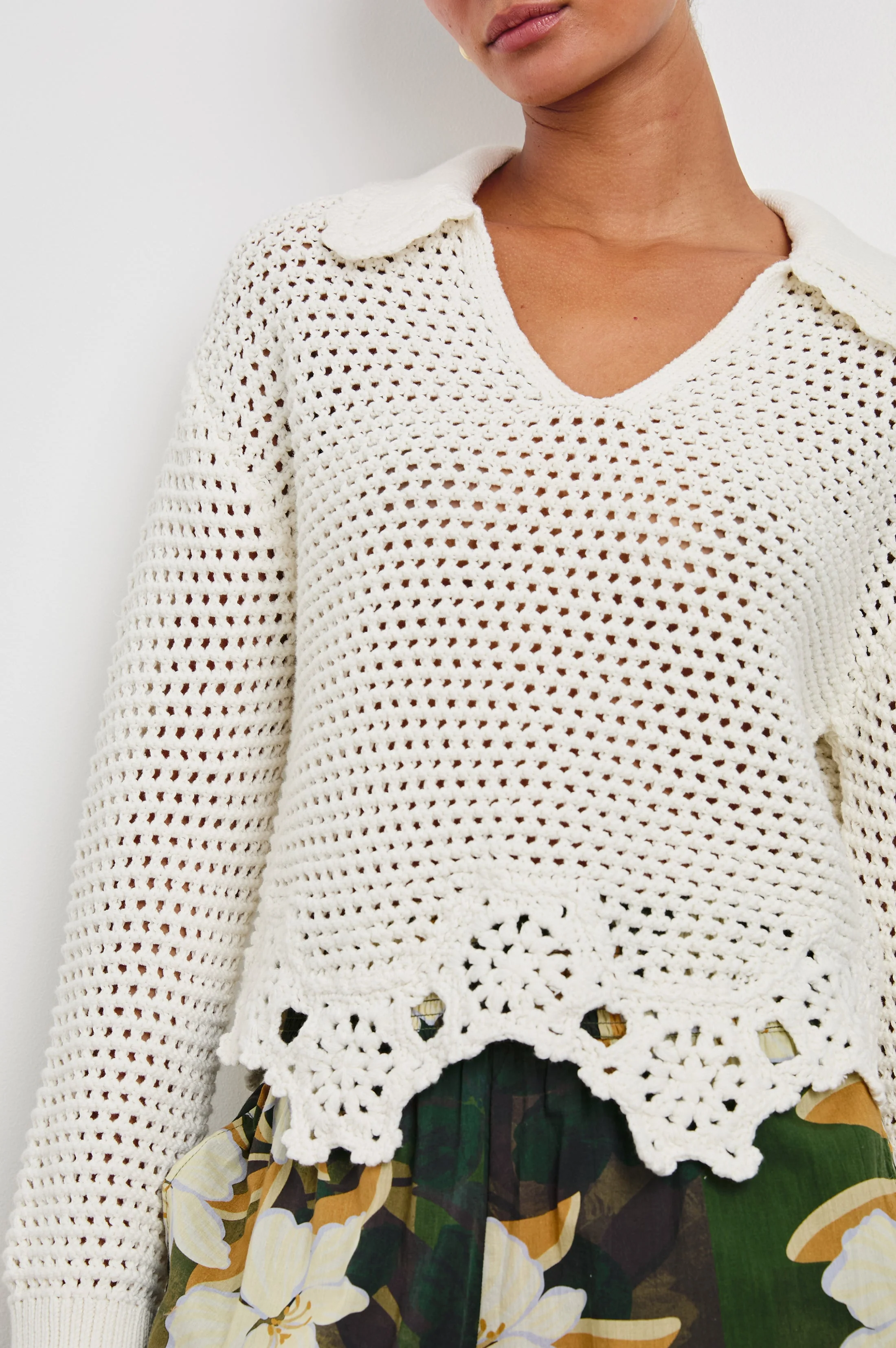 LOUISE SWEATER - IVORY - Image 3