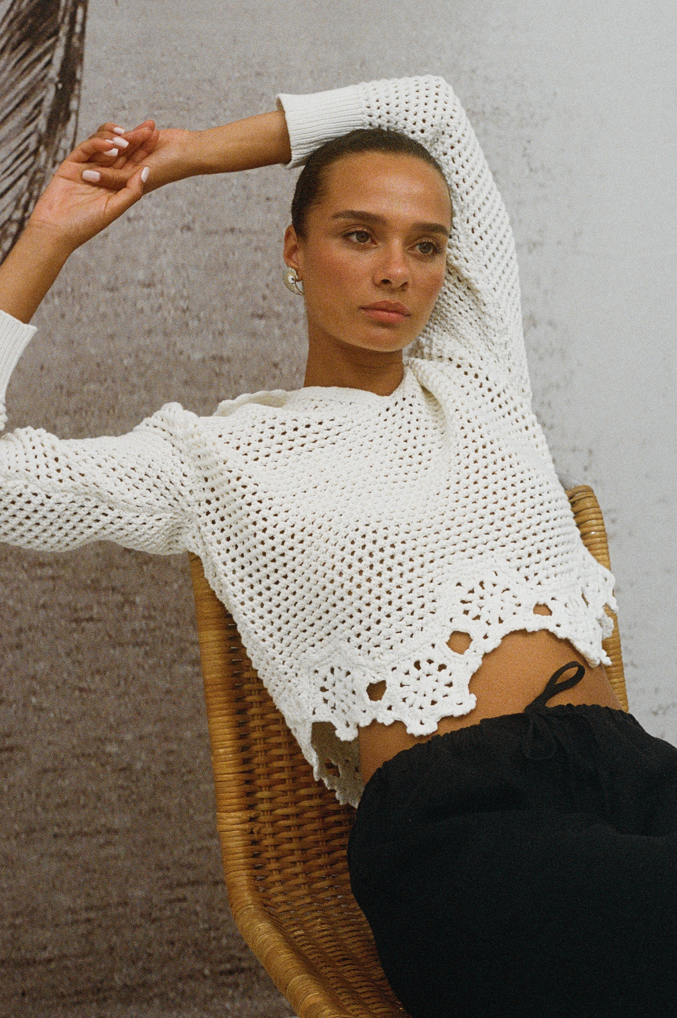 LOUISE SWEATER - IVORY - Image 6