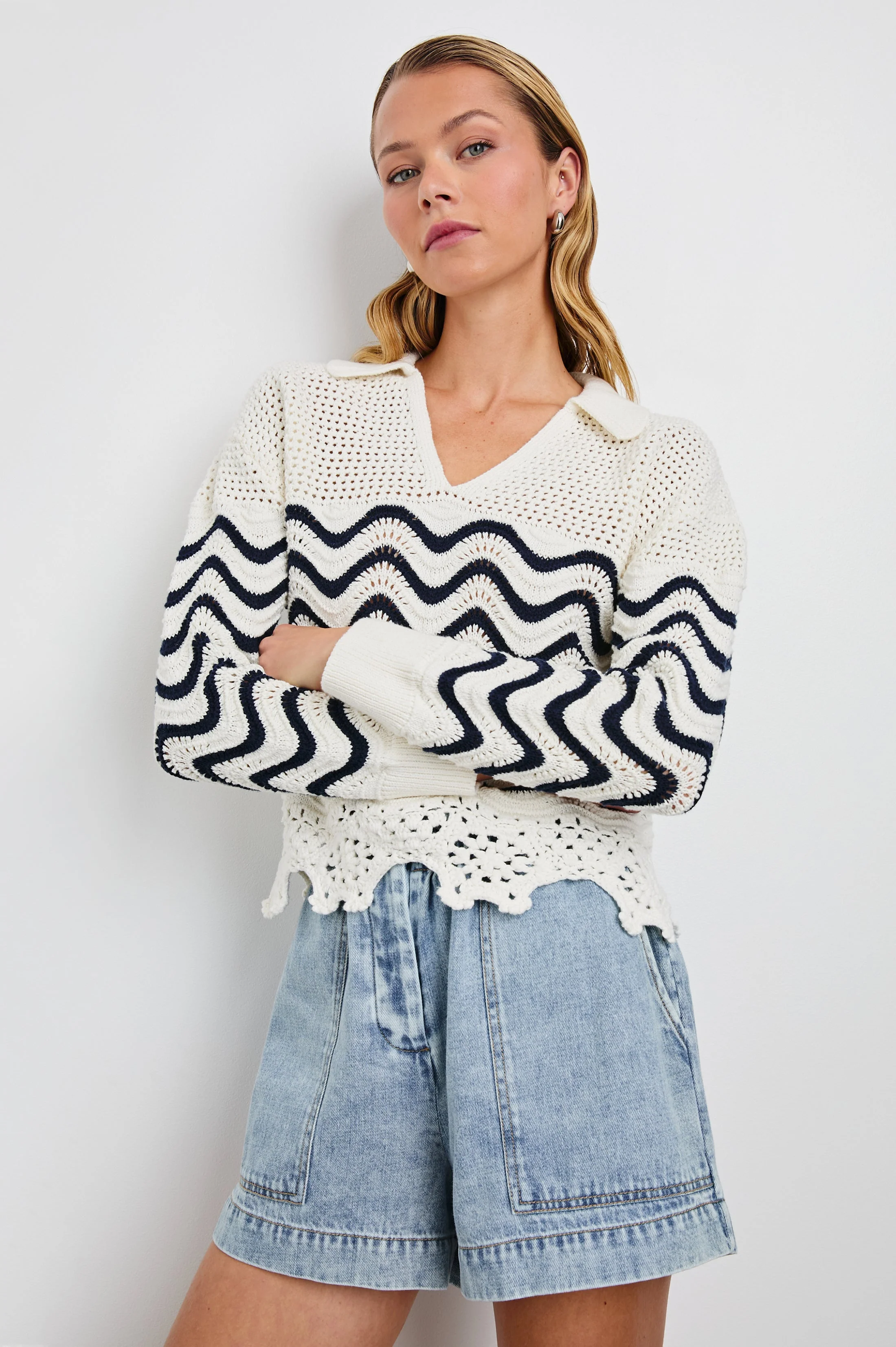 LOUISE SWEATER - WAVE STRIPE - Image 4