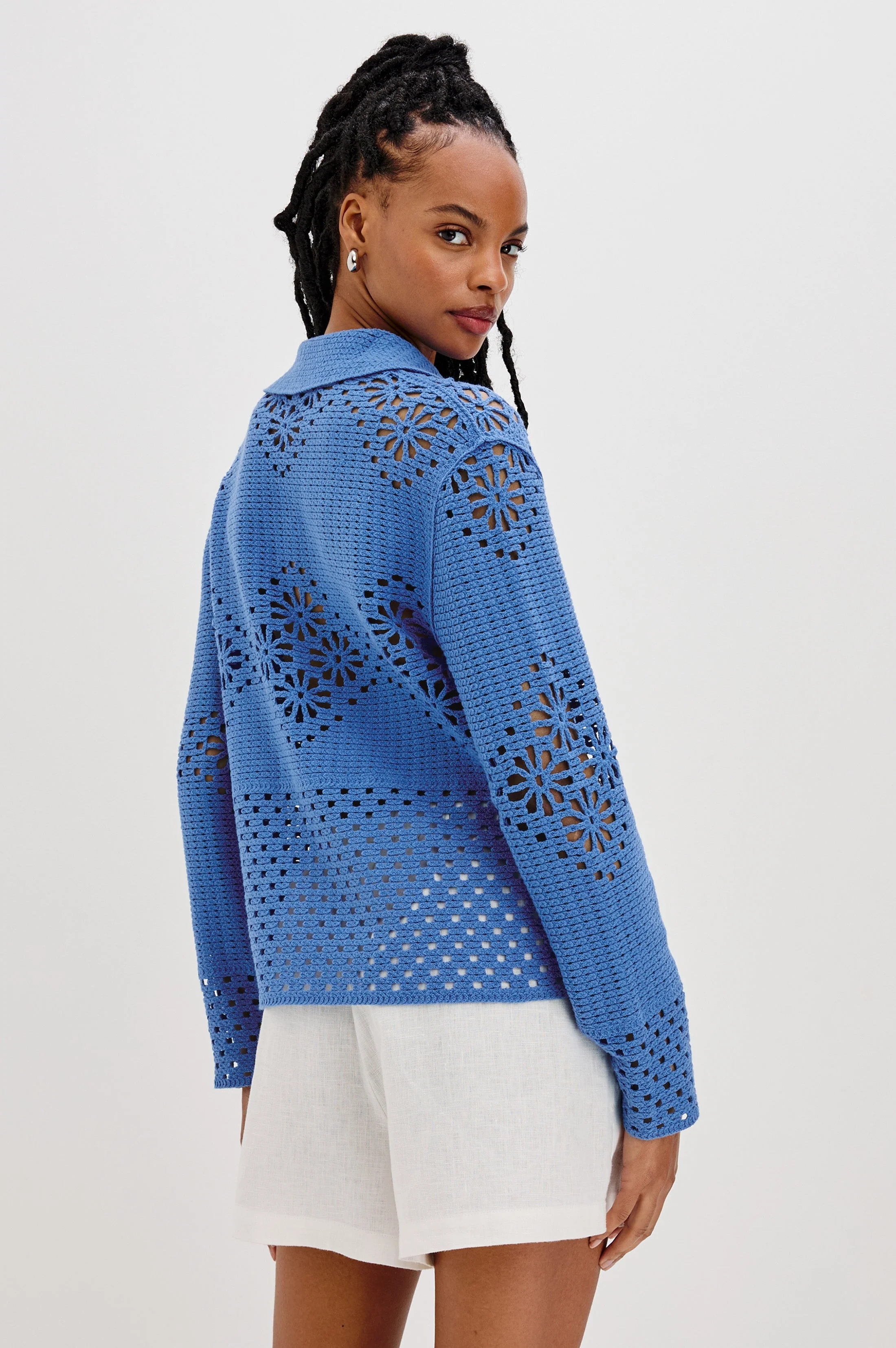 LOUIZA TOP - FRENCH BLUE - Image 4