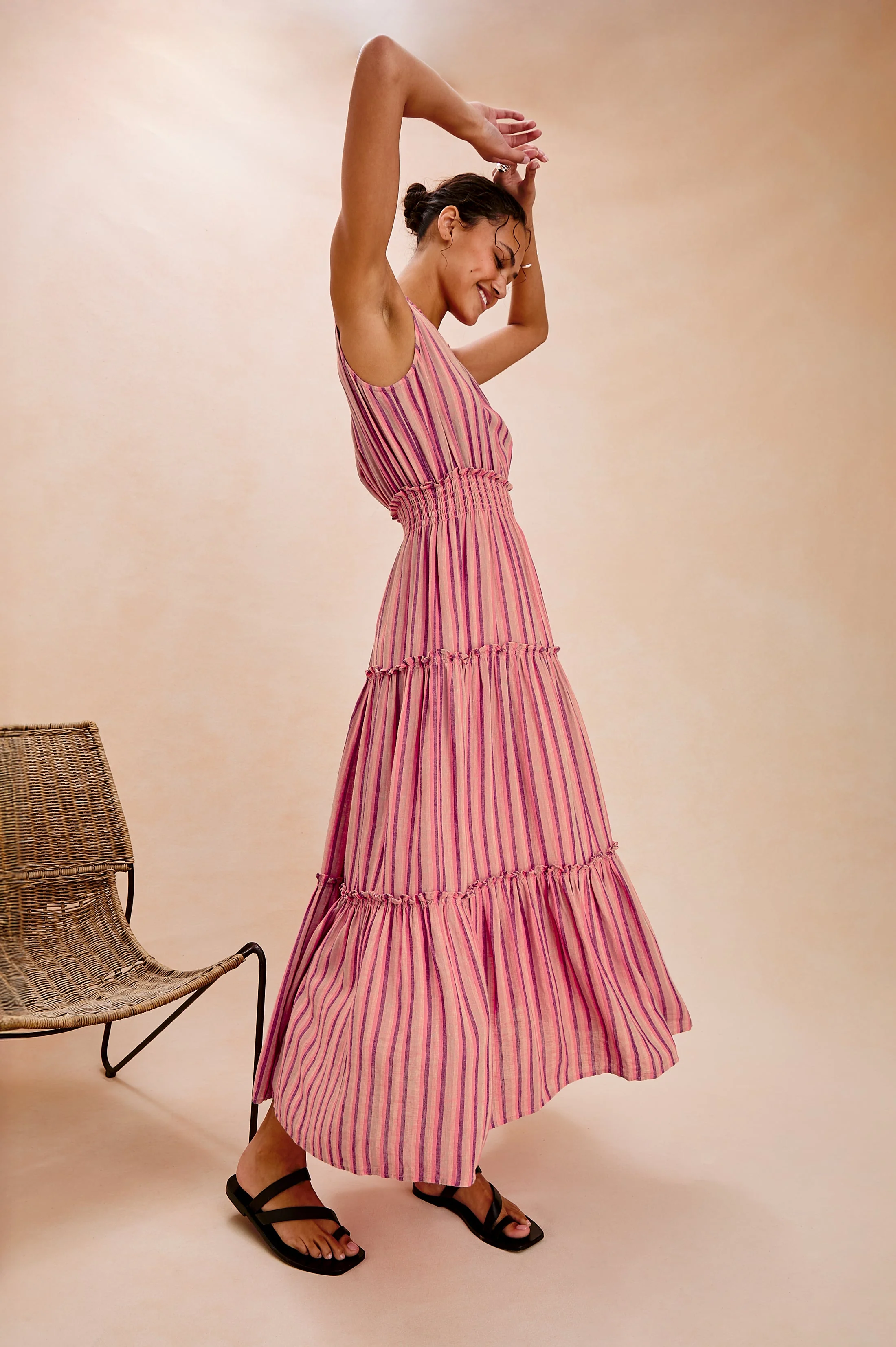 LOULOU DRESS - CABANA STRIPE - Image 4
