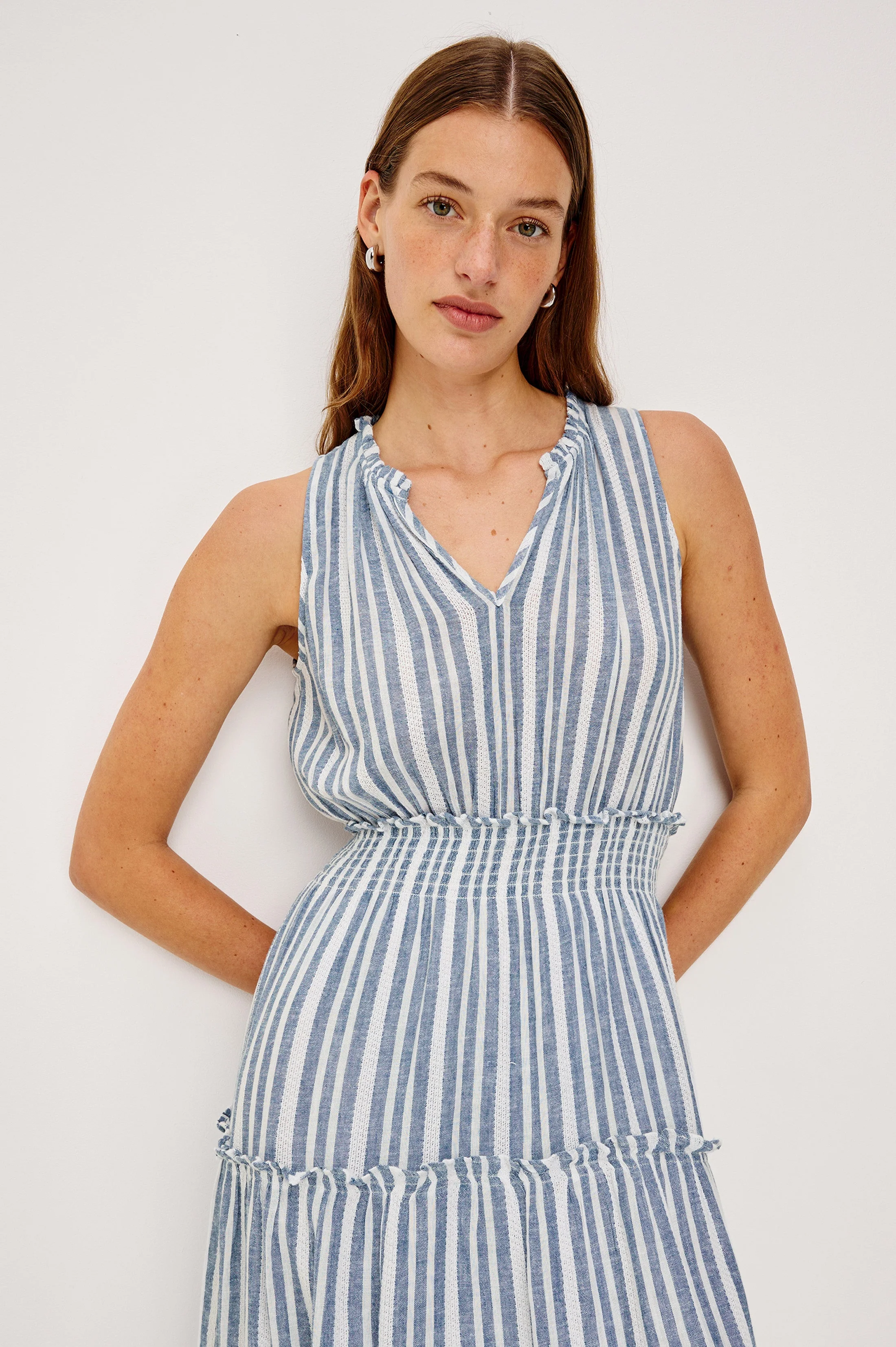 LOULOU DRESS - JALISCO STRIPE - Image 2