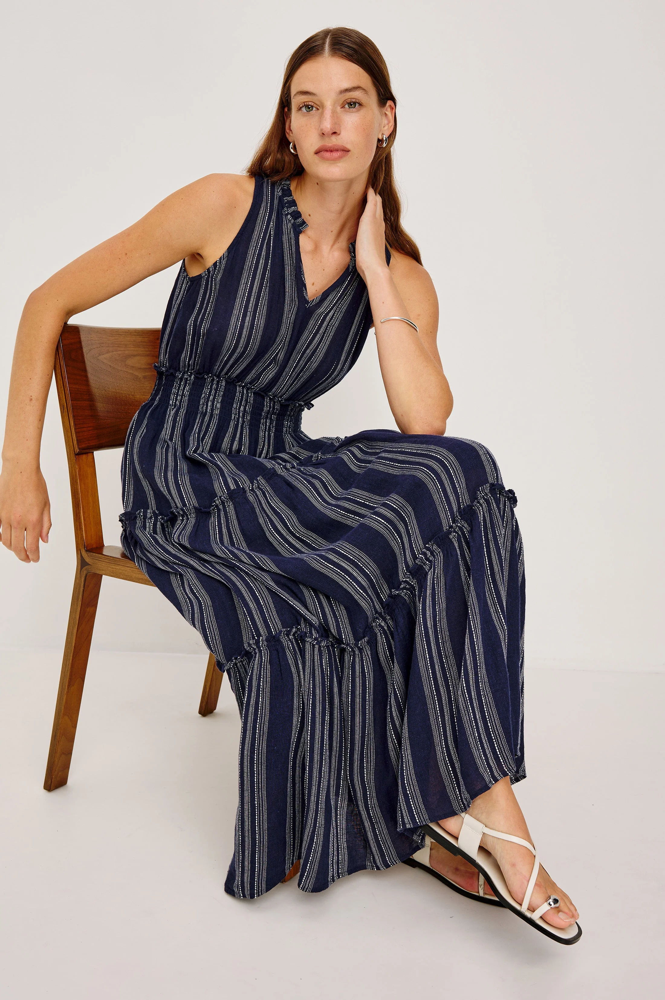 LOULOU DRESS - MAGALIA STRIPE