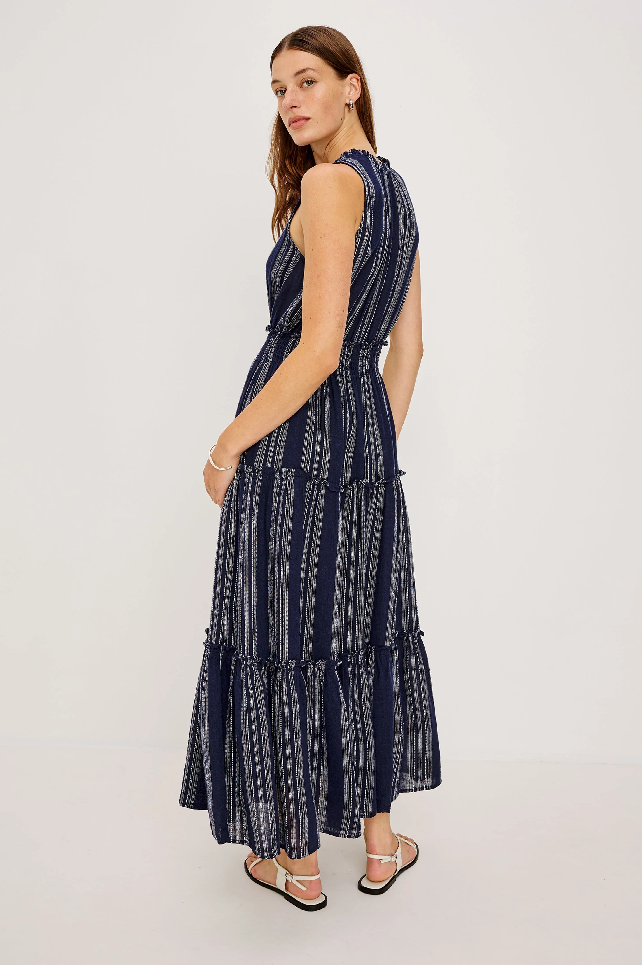 LOULOU DRESS - MAGALIA STRIPE - Image 4
