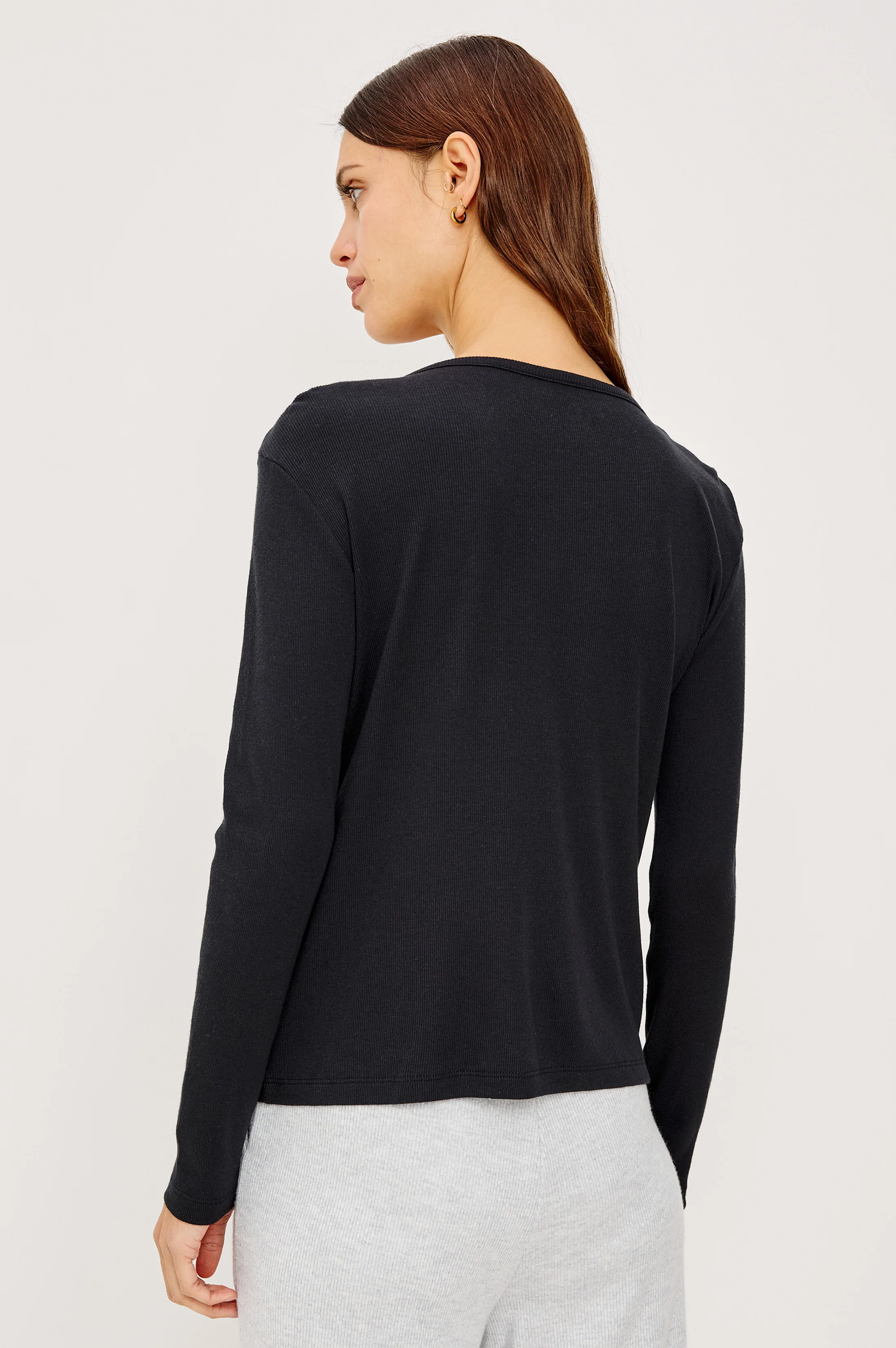 LOUNGE HENLEY - BLACK - Image 5