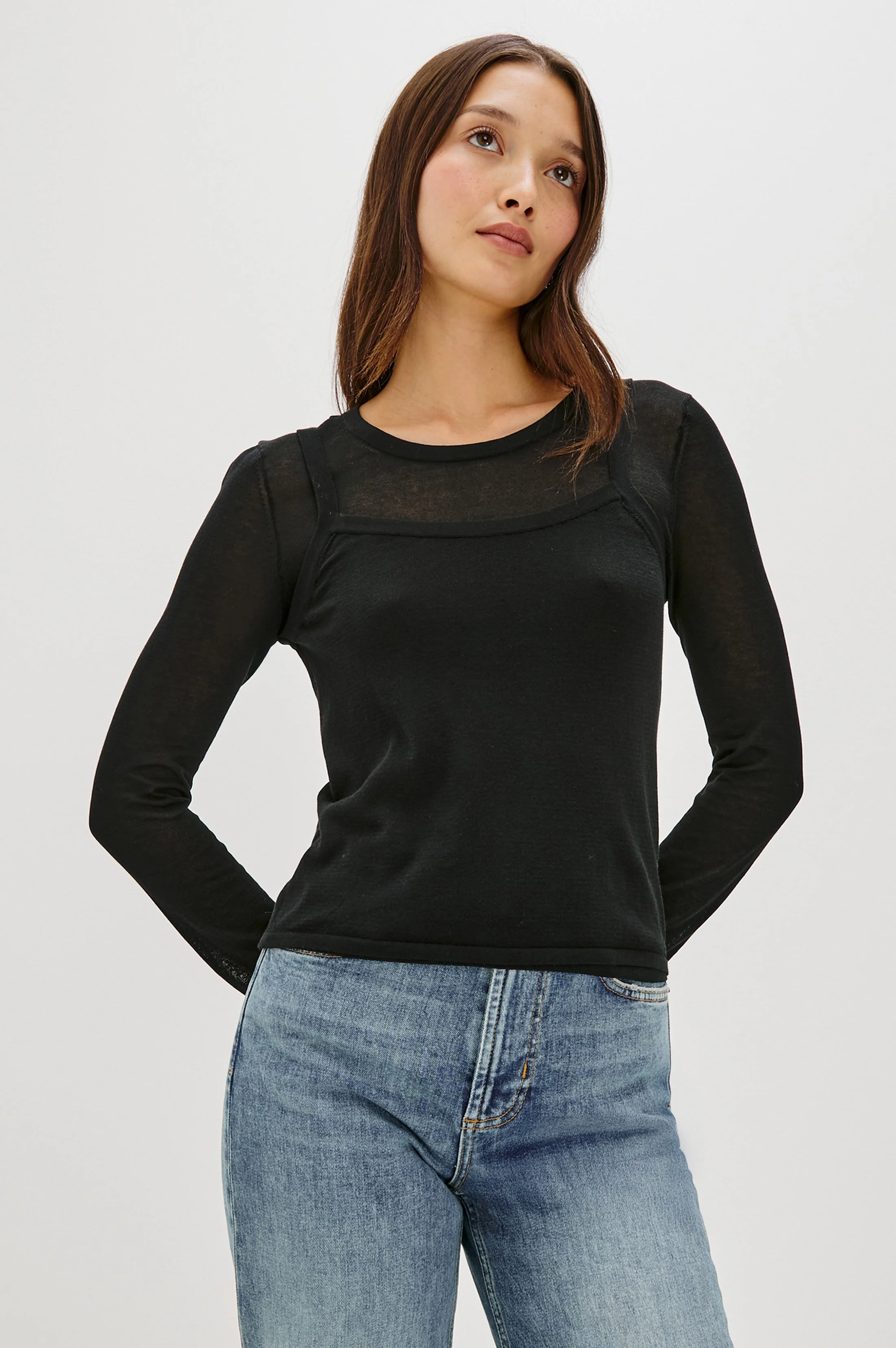 LOVISA TOP - BLACK