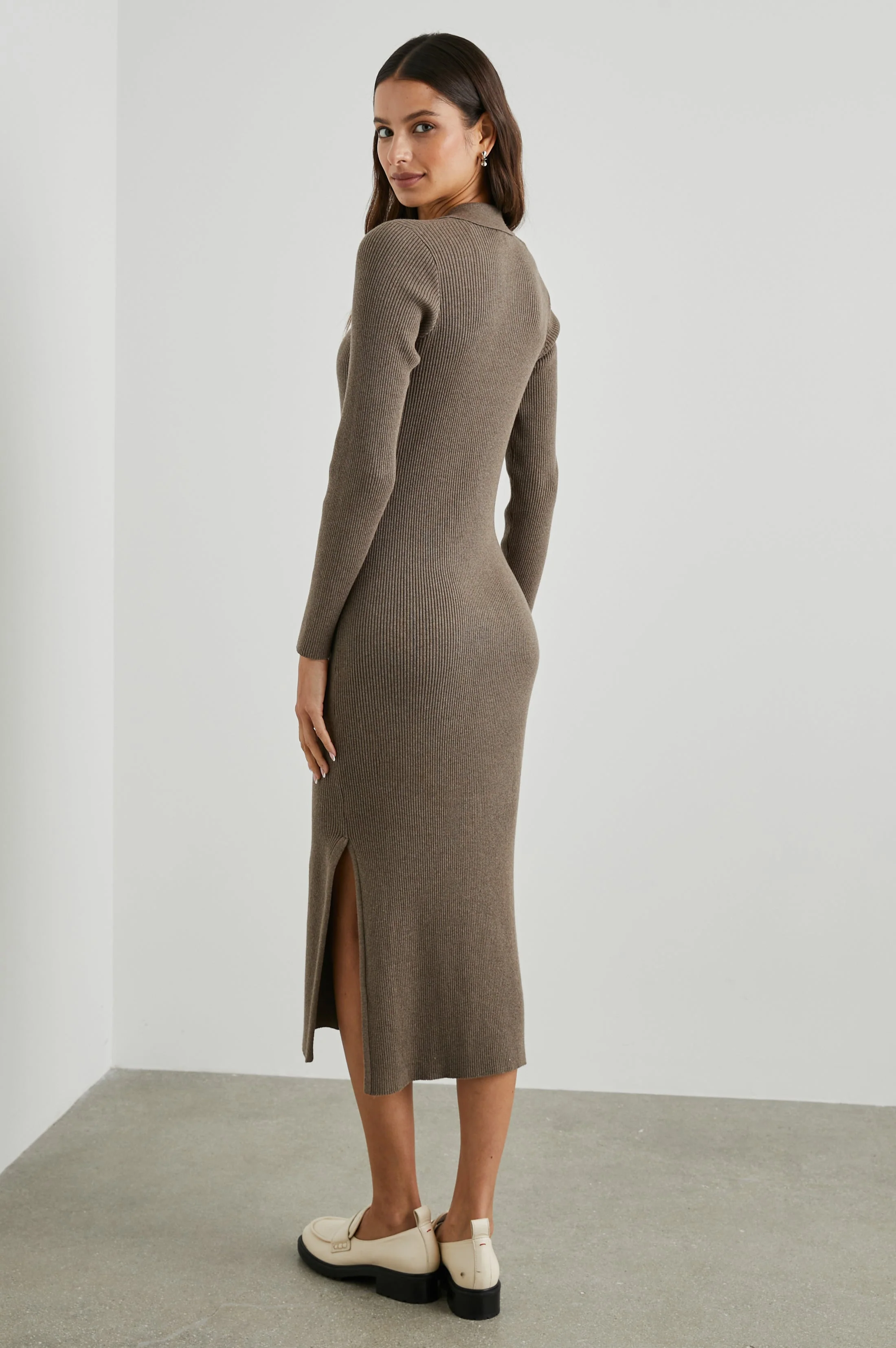 LUCIANA DRESS - LATTE - Image 5