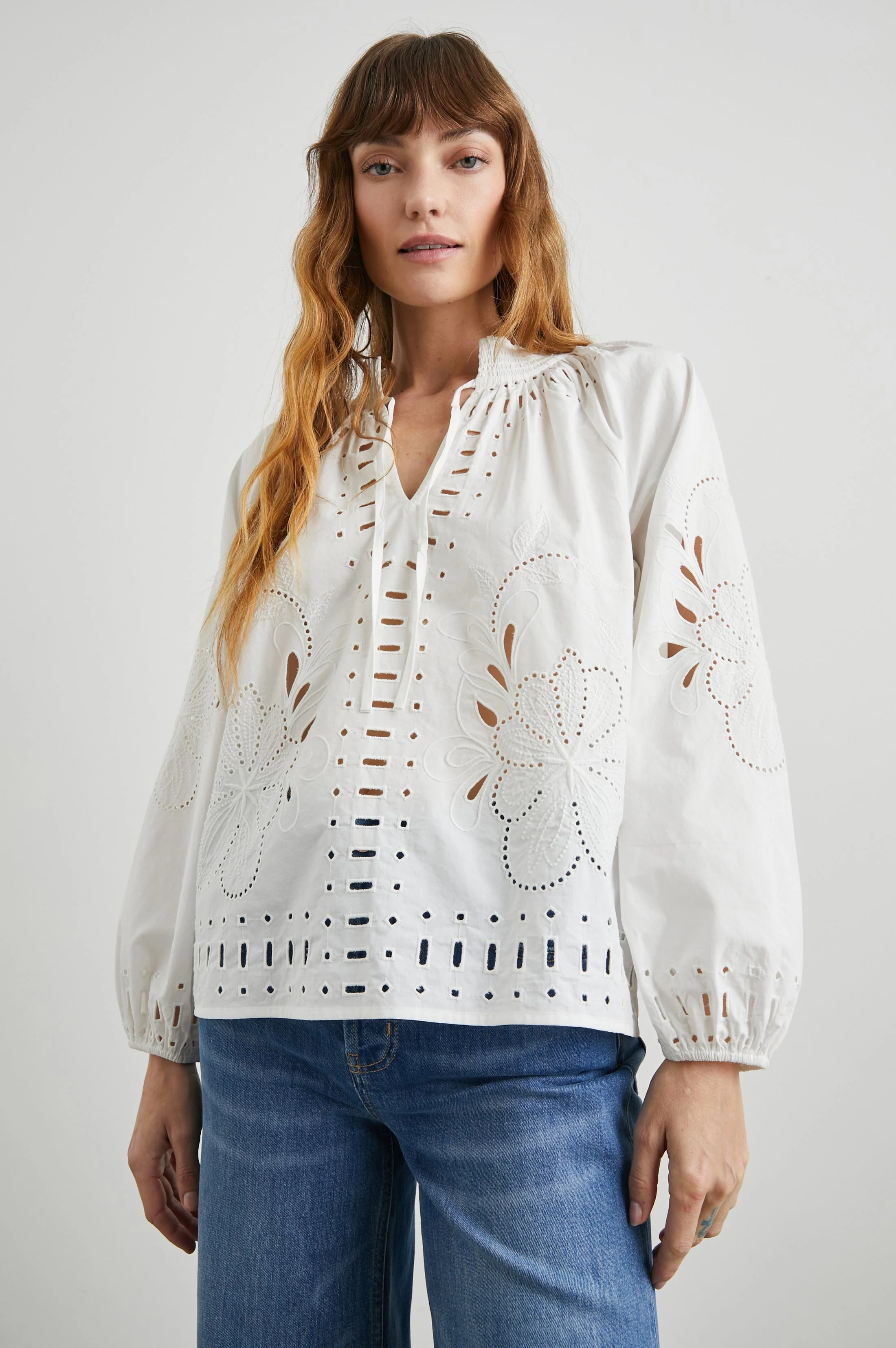 LUCINDA TOP - White