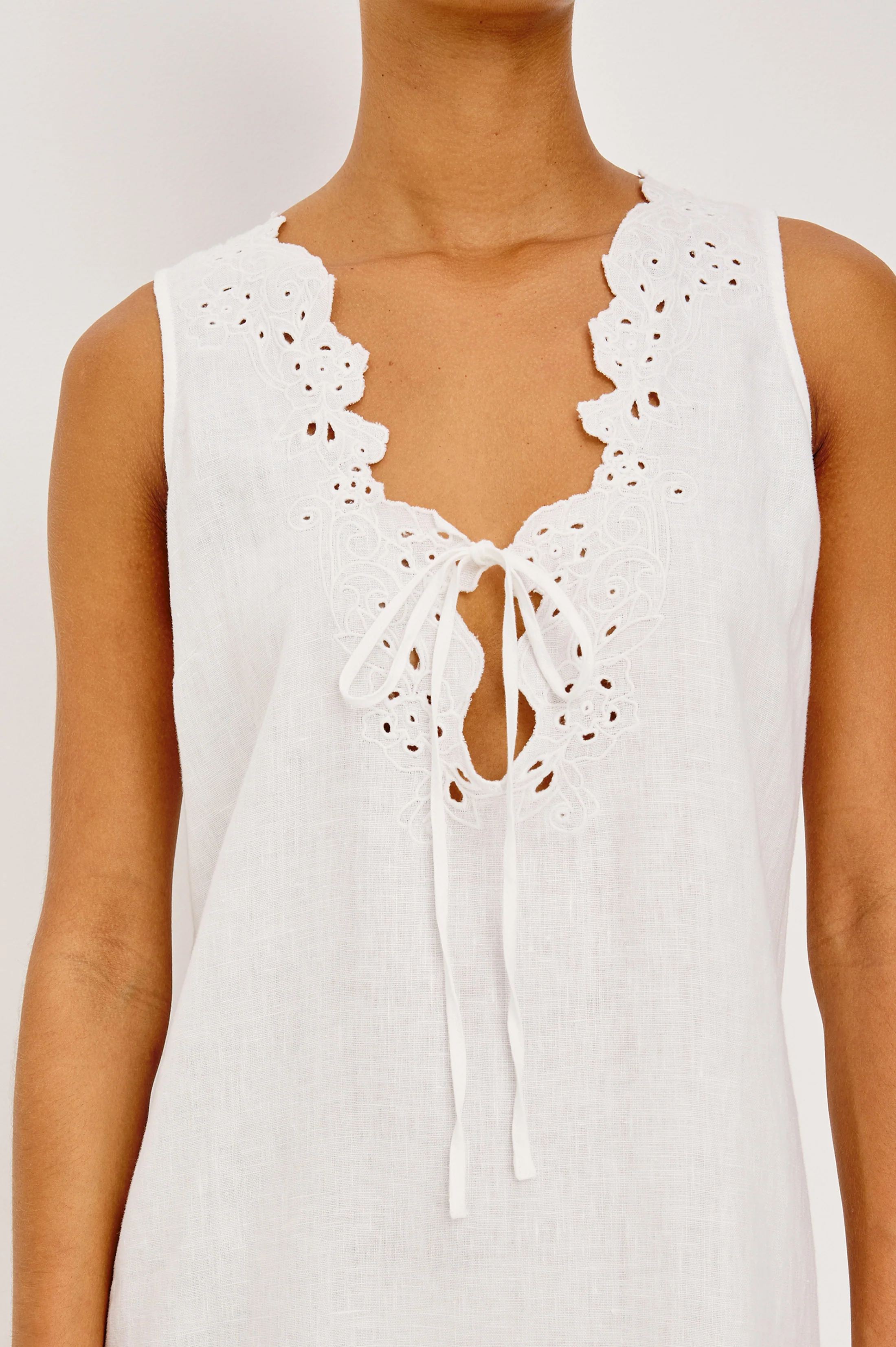 LUNETTA DRESS - WHITE - Image 2