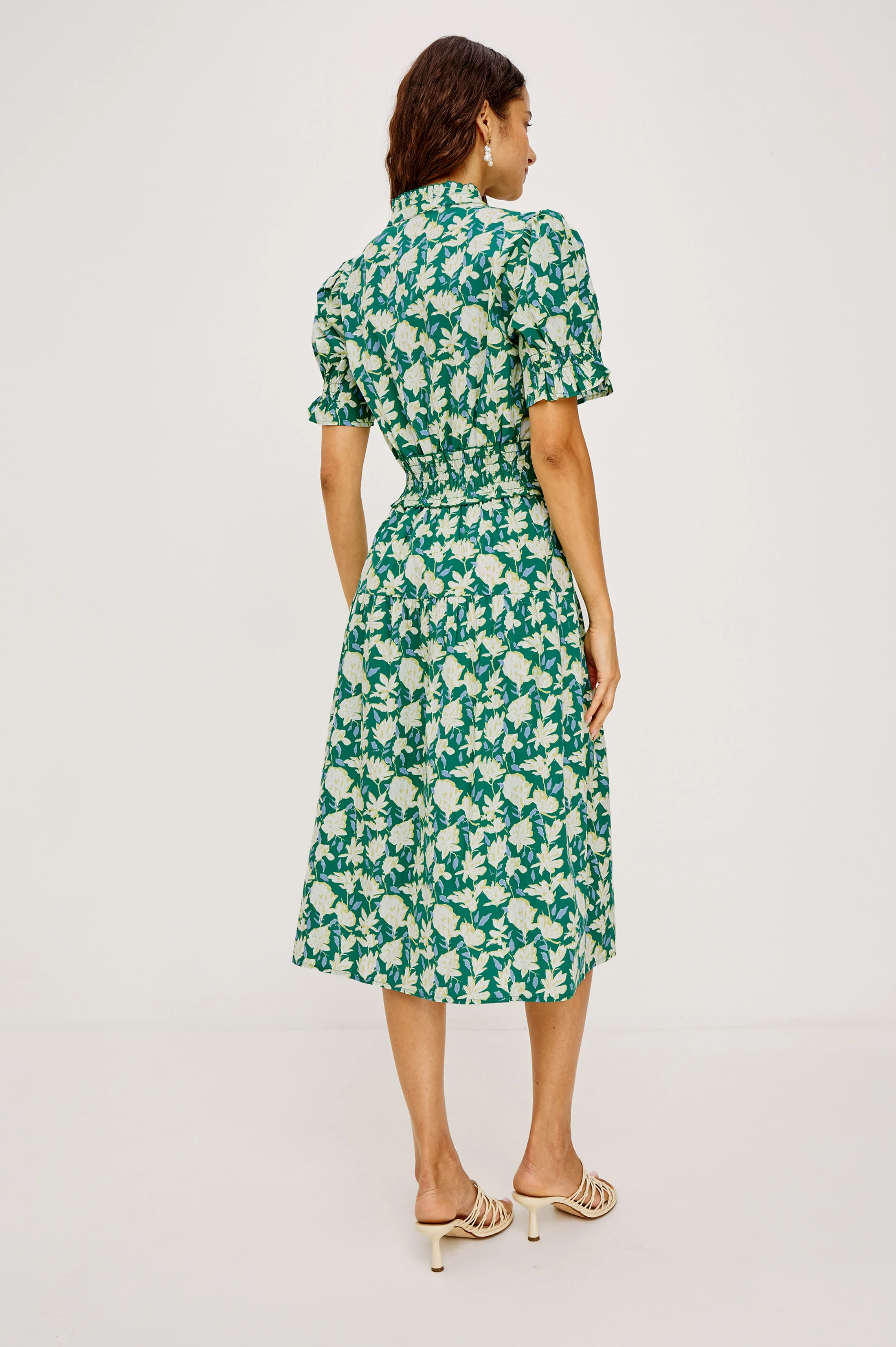 MAKAYLA DRESS - GREEN MAYFLOWER - Image 4