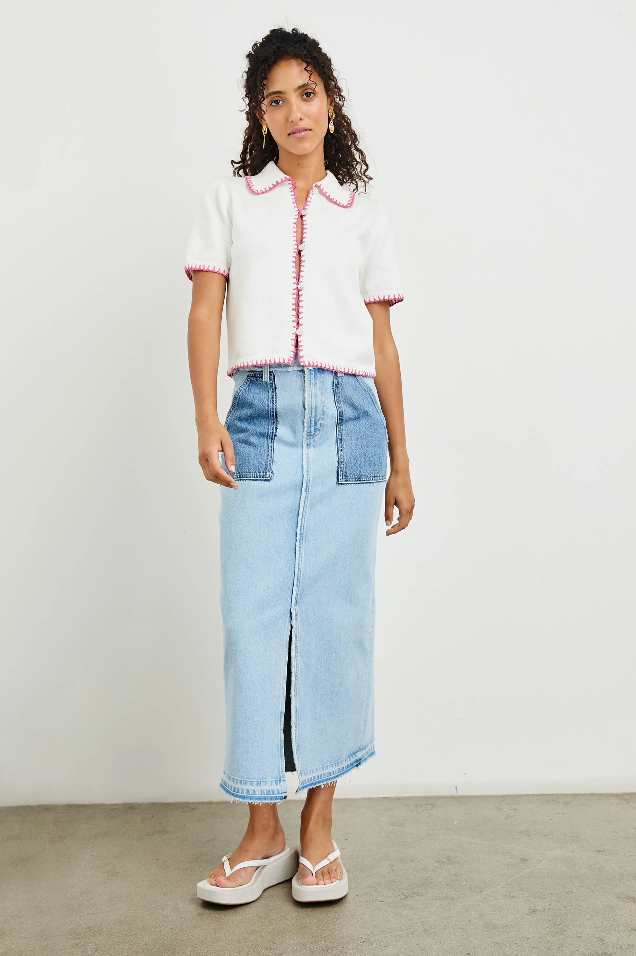 MALIAH TOP - IVORY HIBISCUS - Image 3