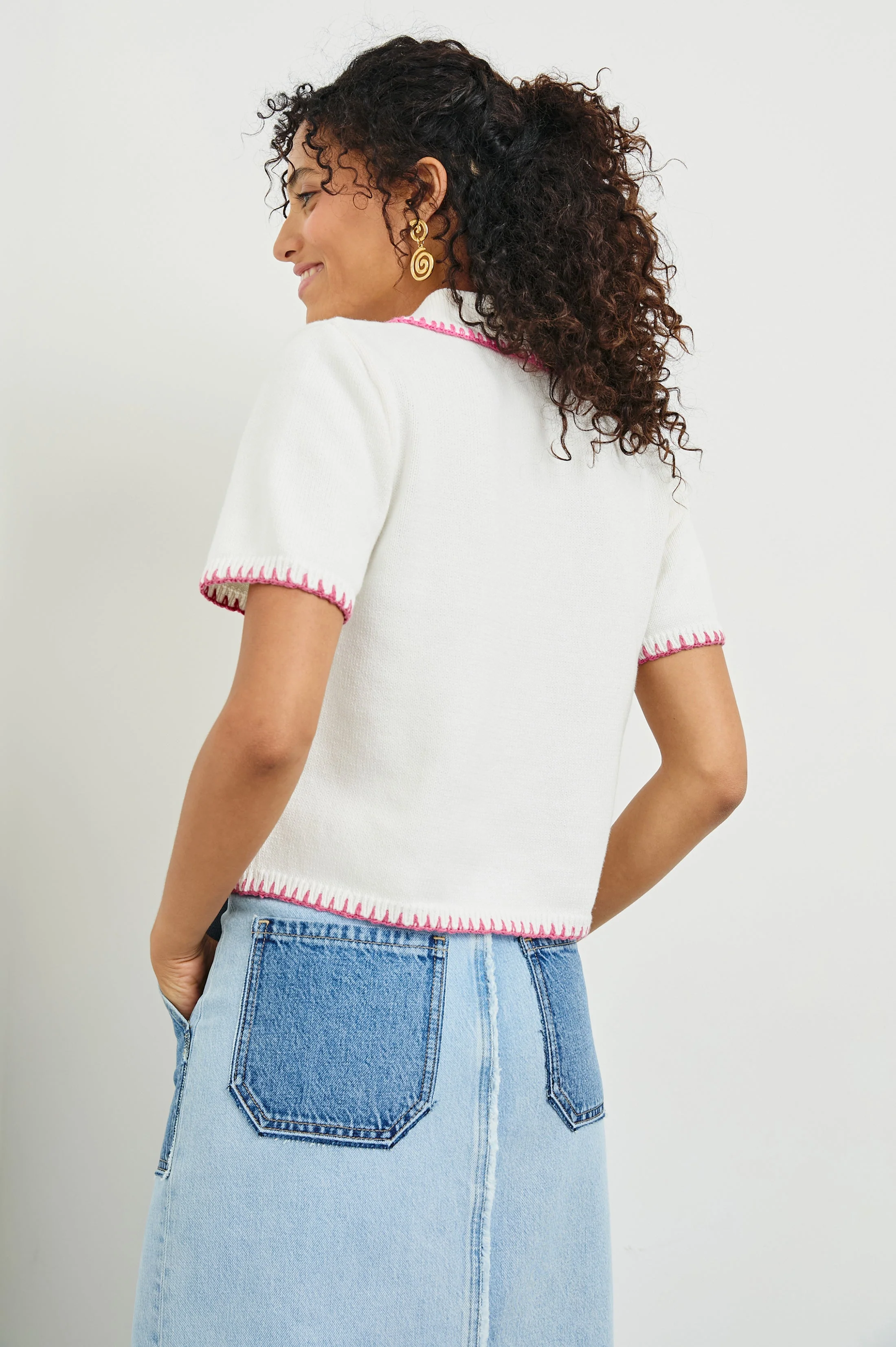MALIAH TOP - IVORY HIBISCUS - Image 5