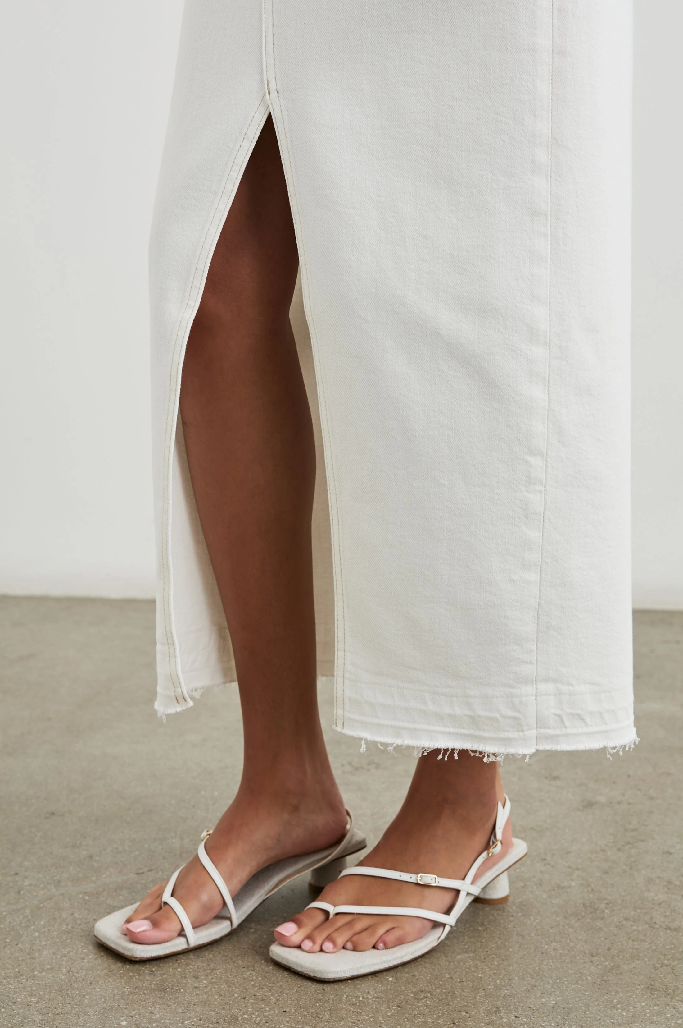 MANHATTAN SKIRT - ECRU - Image 4