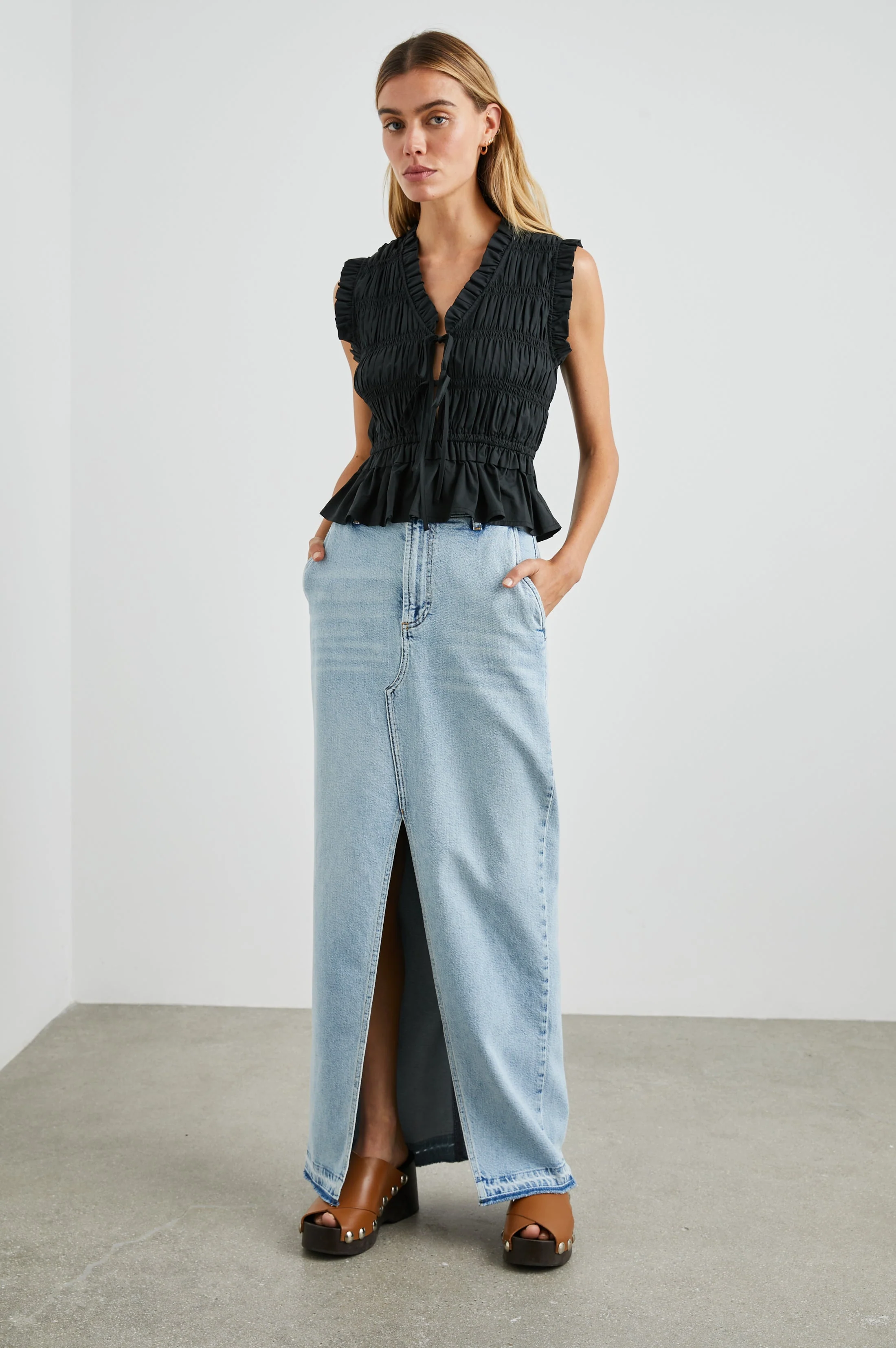 MANHATTAN SKIRT - REEF LET DOWN HEM - Image 3