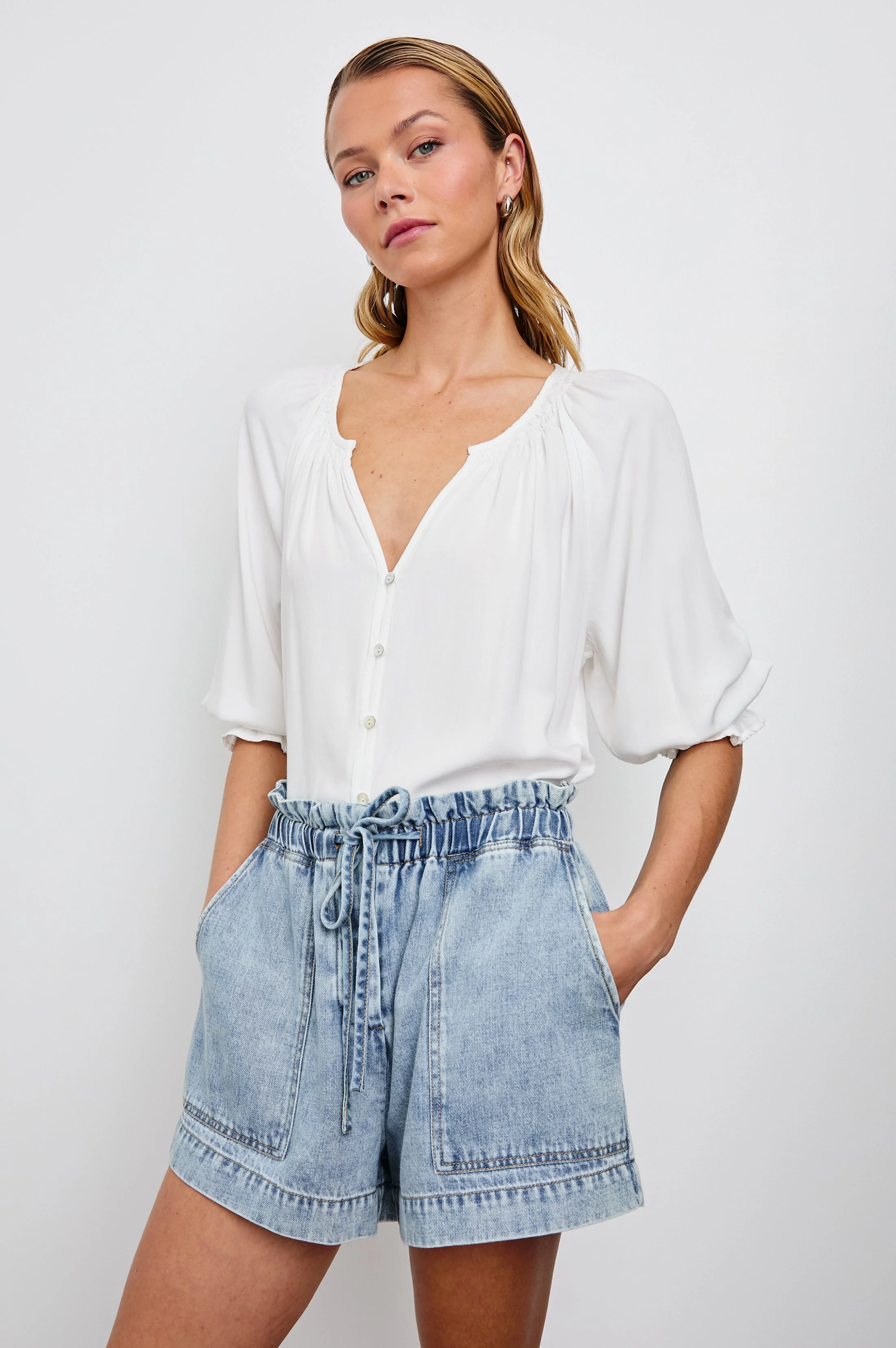 MARIAH SHIRT - PEARL - Image 4