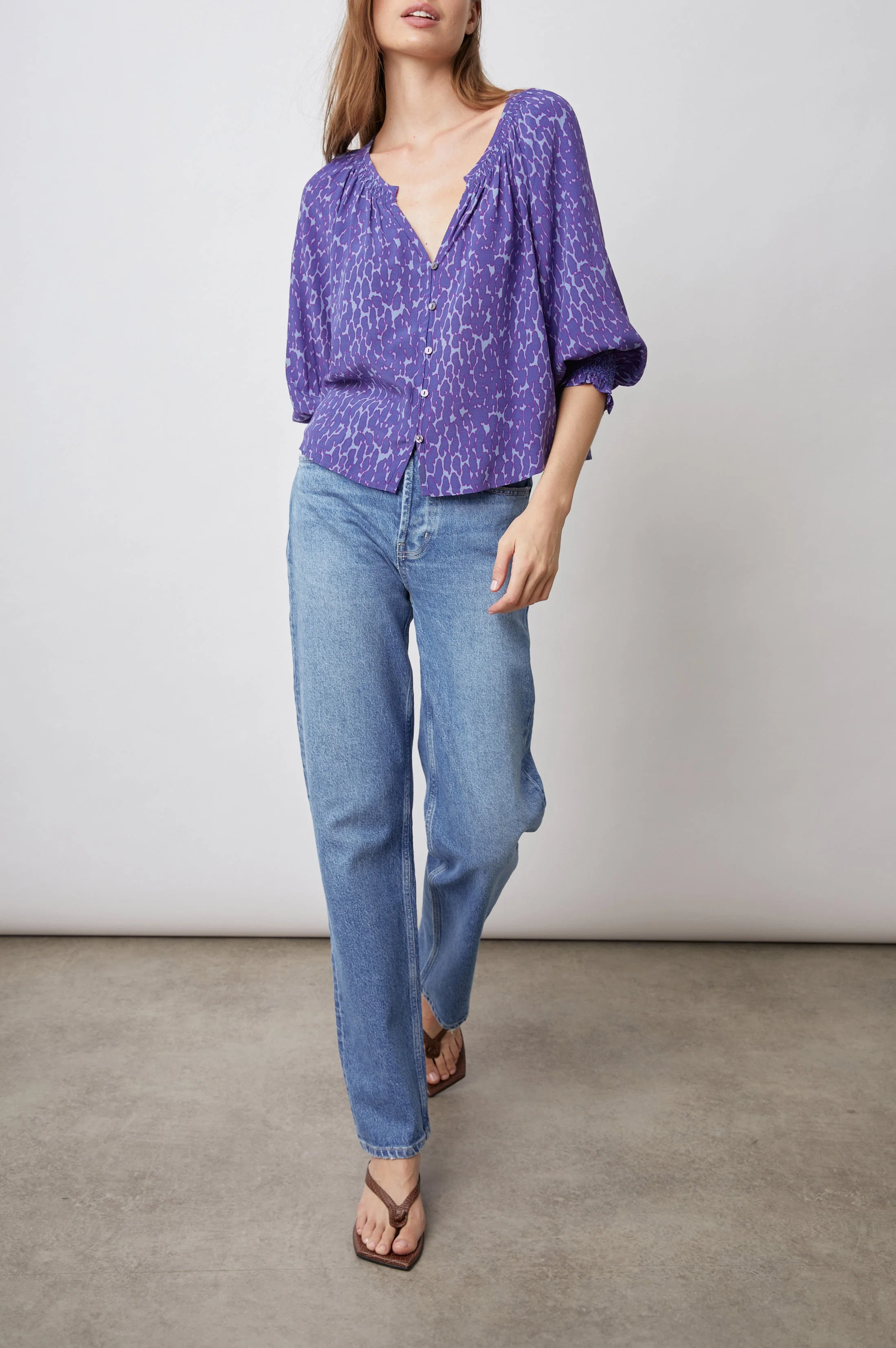 MARIAH TOP - STATIC LEOPARD - Image 3