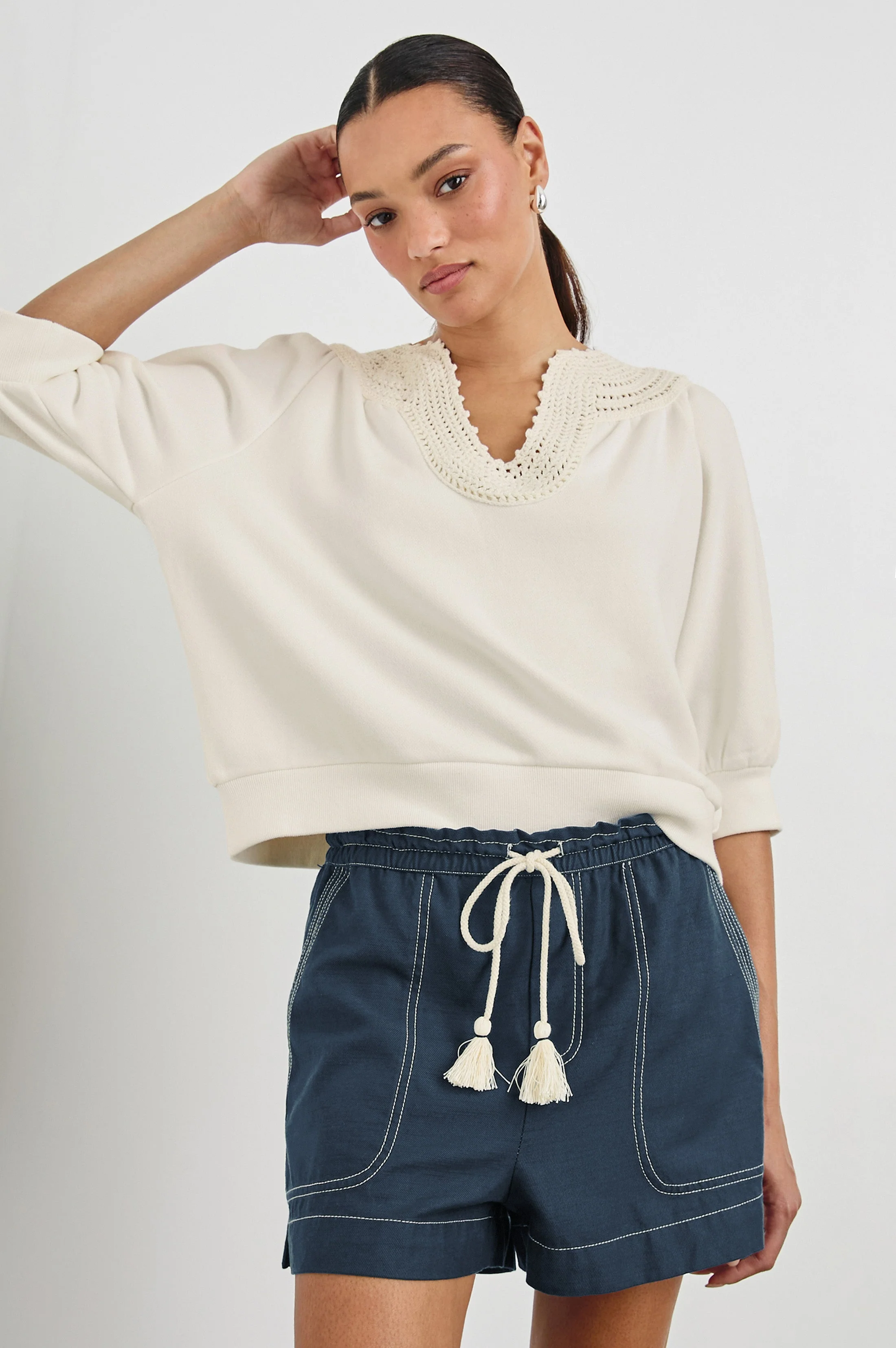 MARIPOSA TOP - IVORY - Image 4
