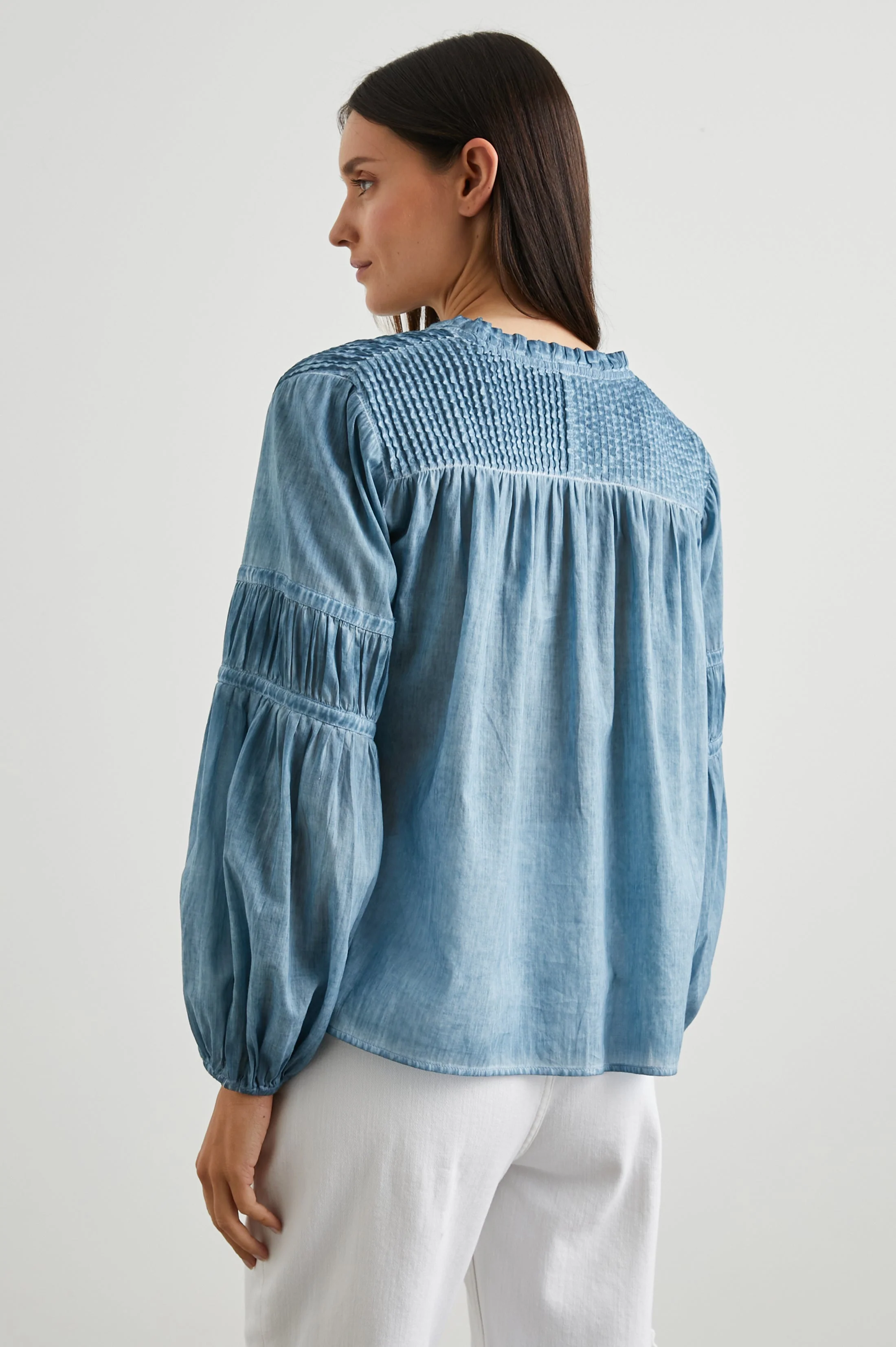 MARLI TOP - FADED BLUE - Image 5