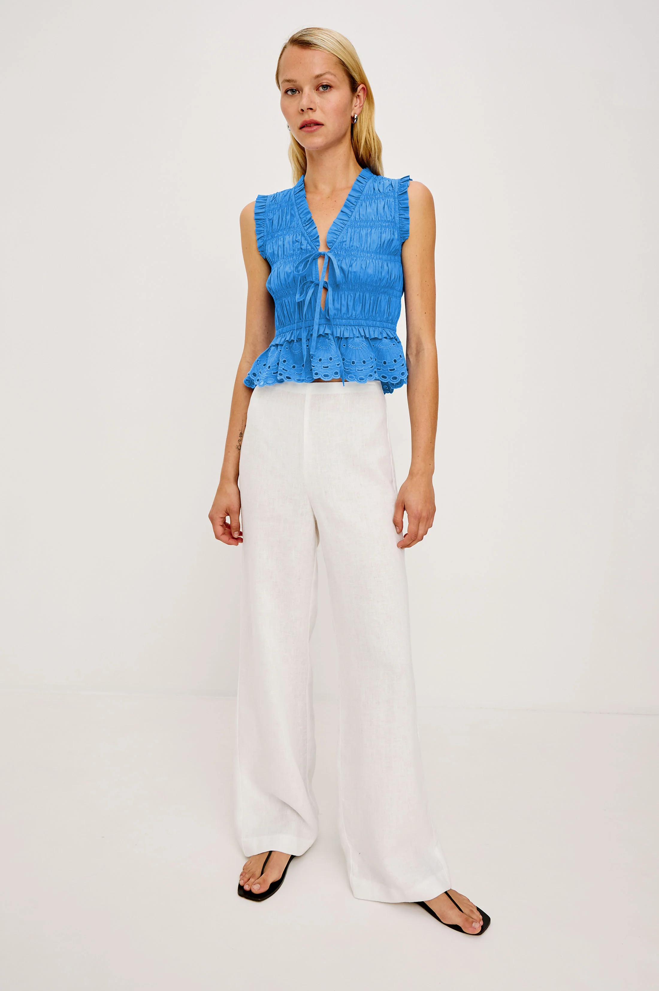 MARTINE TOP - HARBOR BLUE - Image 3