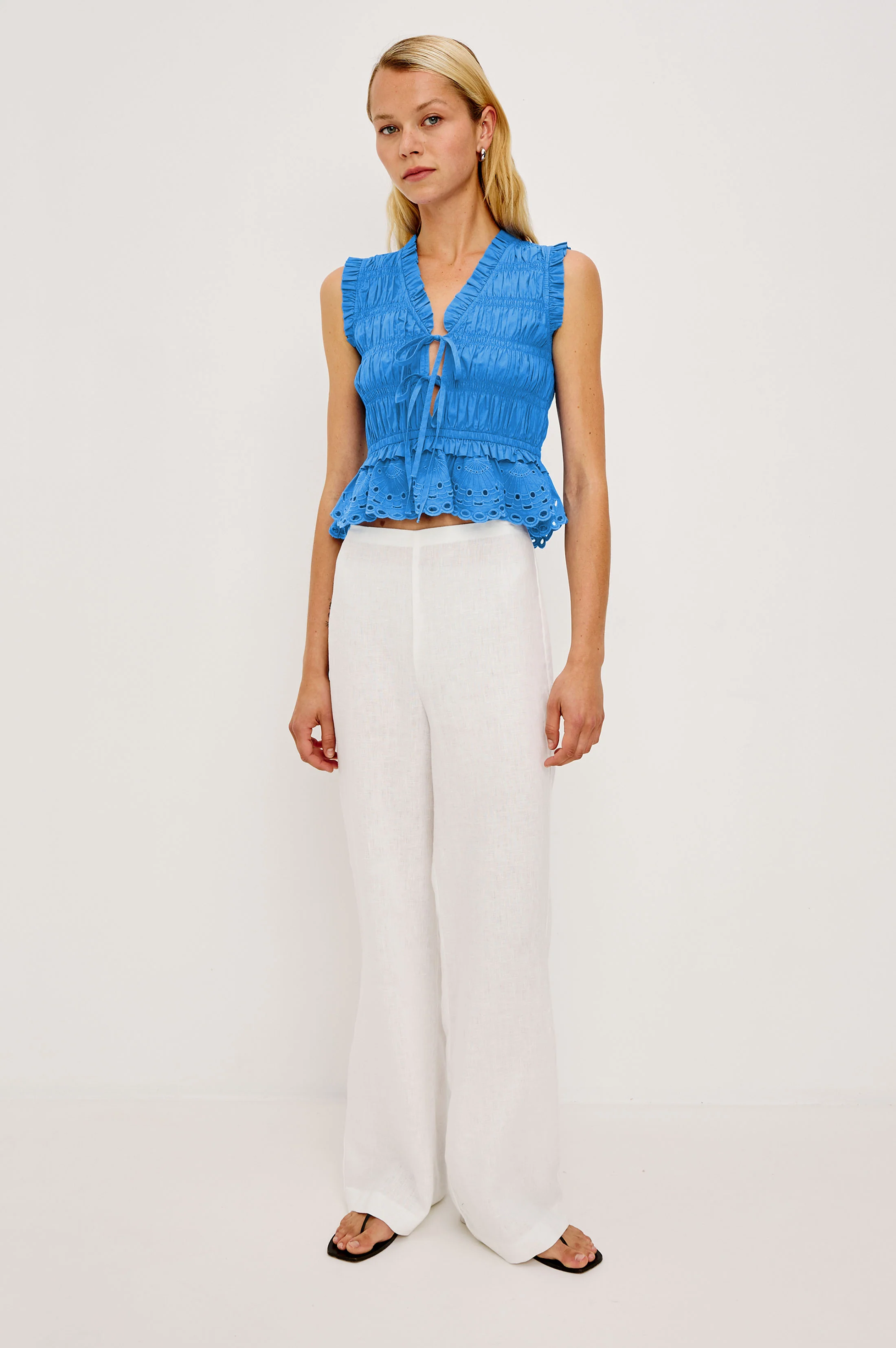 MARTINE TOP - HARBOR BLUE - Image 4