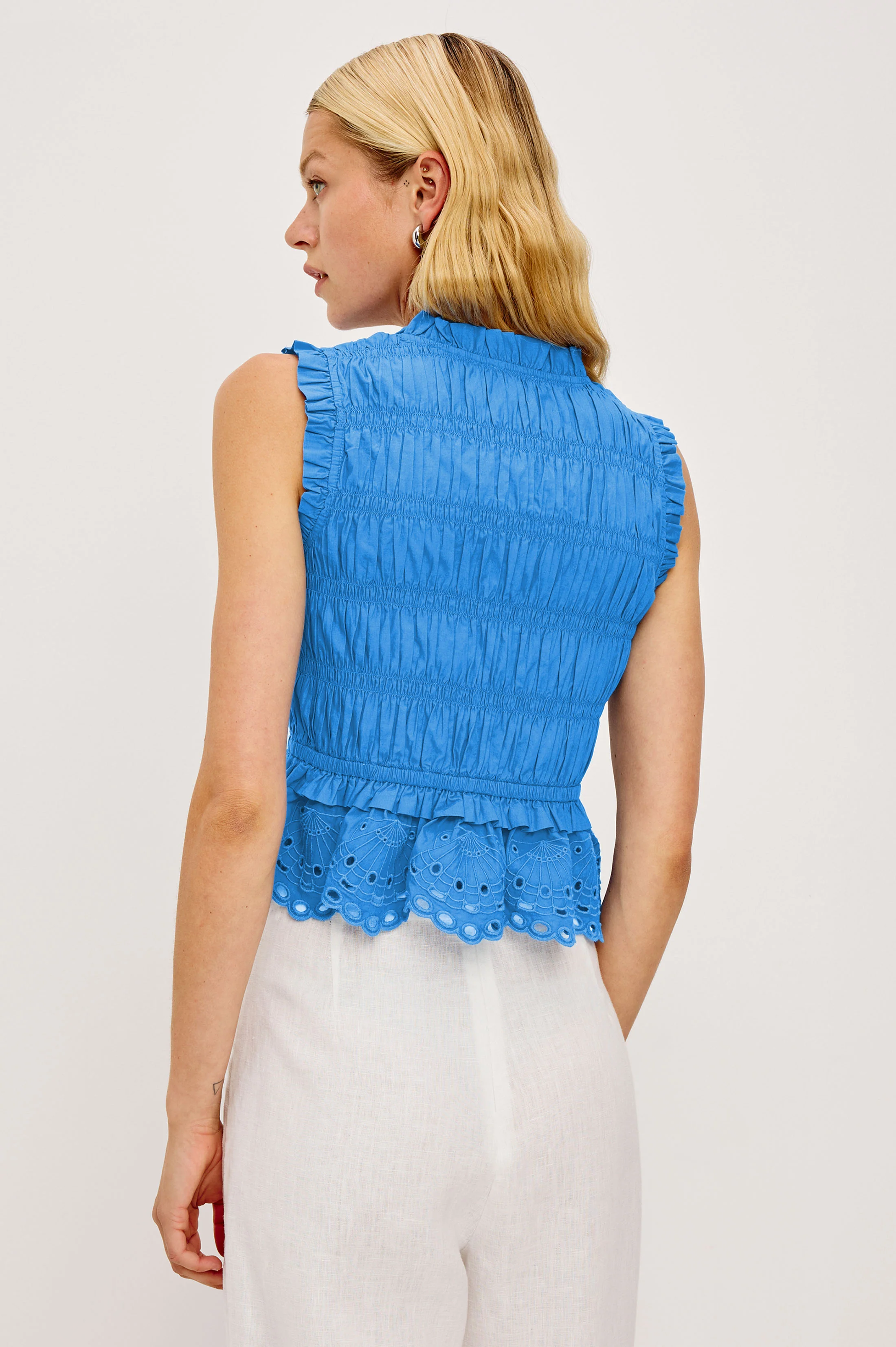 MARTINE TOP - HARBOR BLUE - Image 5