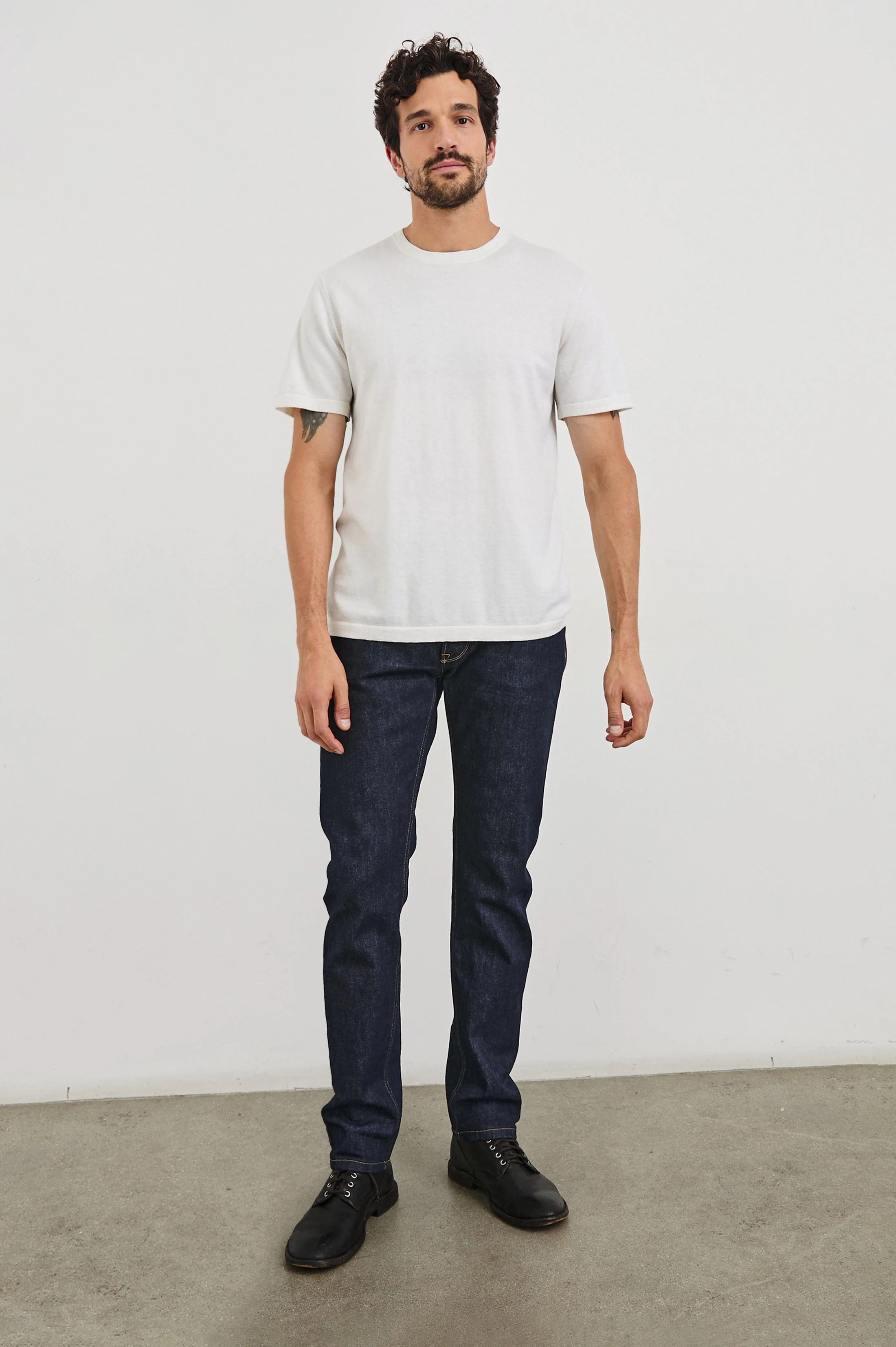 MASON COTTON CASHMERE T-SHIRT - CREAM - Image 3