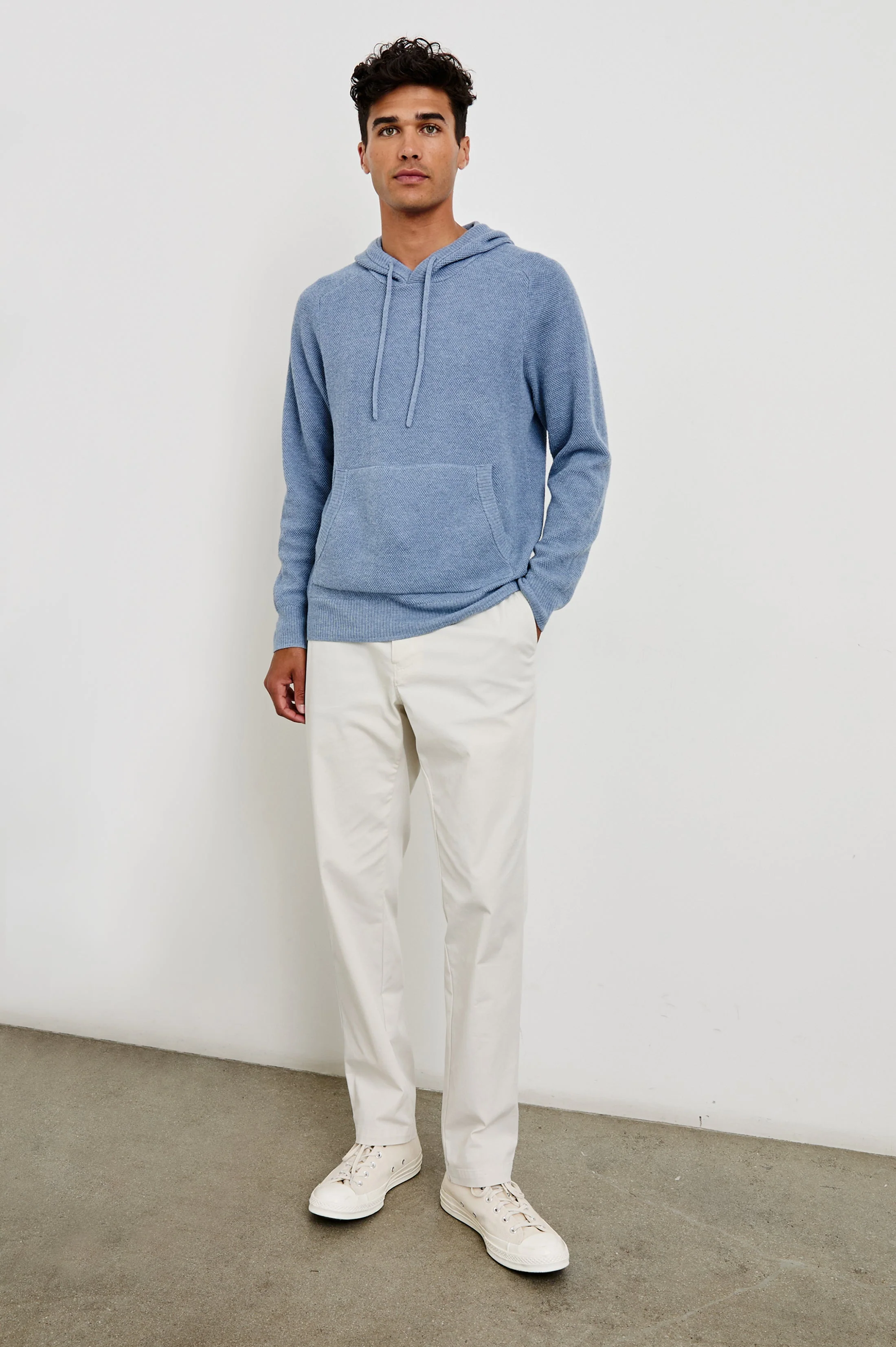 MATADOR HOODIE - LIGHT BLUE HEATHER - Image 4