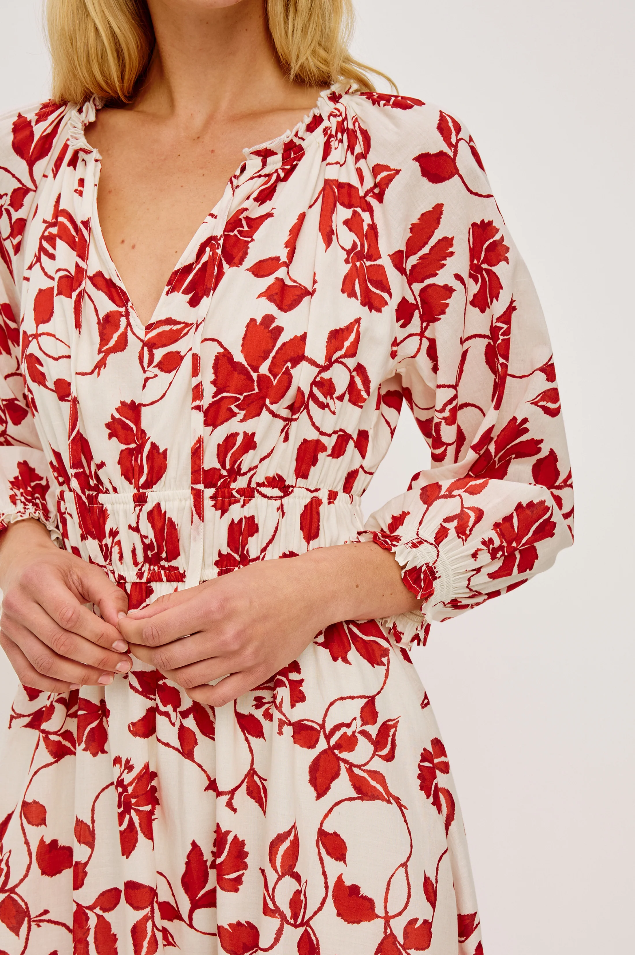MATIA DRESS - RED JASMINE - Image 2