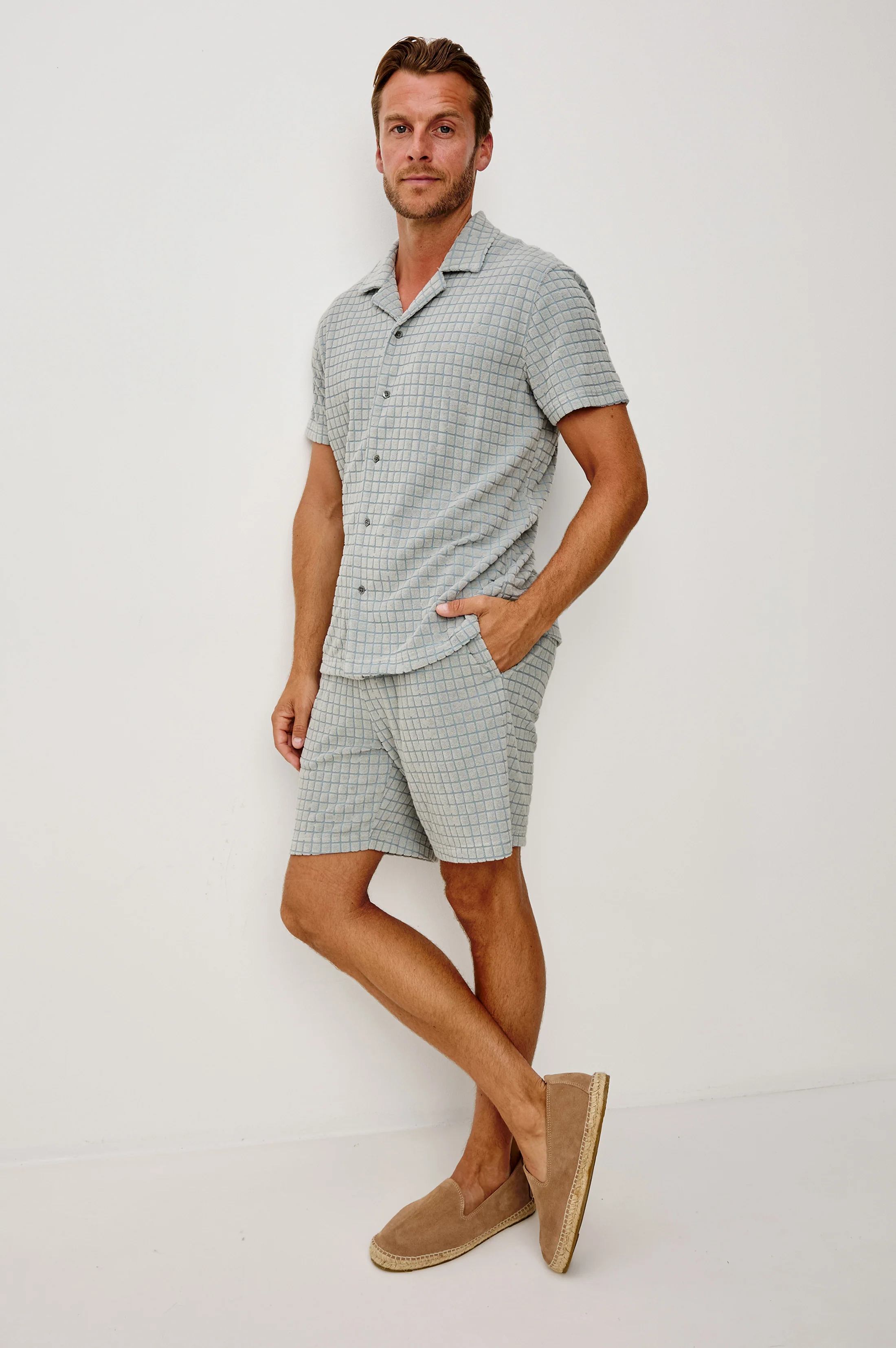 MAVERICK SHIRT - SILVERLINE BLUE GRID - Image 3