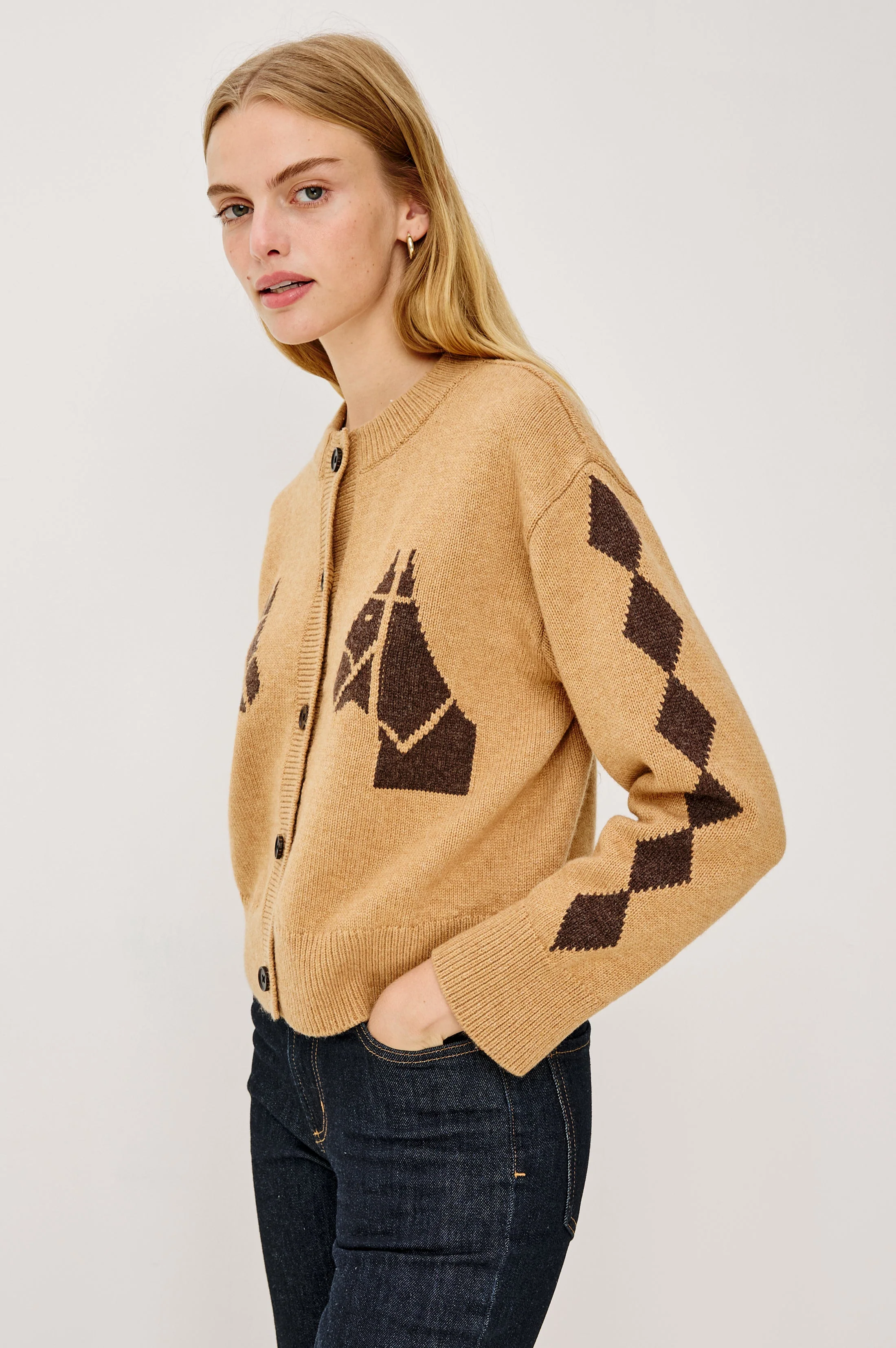 MAVIE CARDIGAN- CAMEL STABLES - Image 4