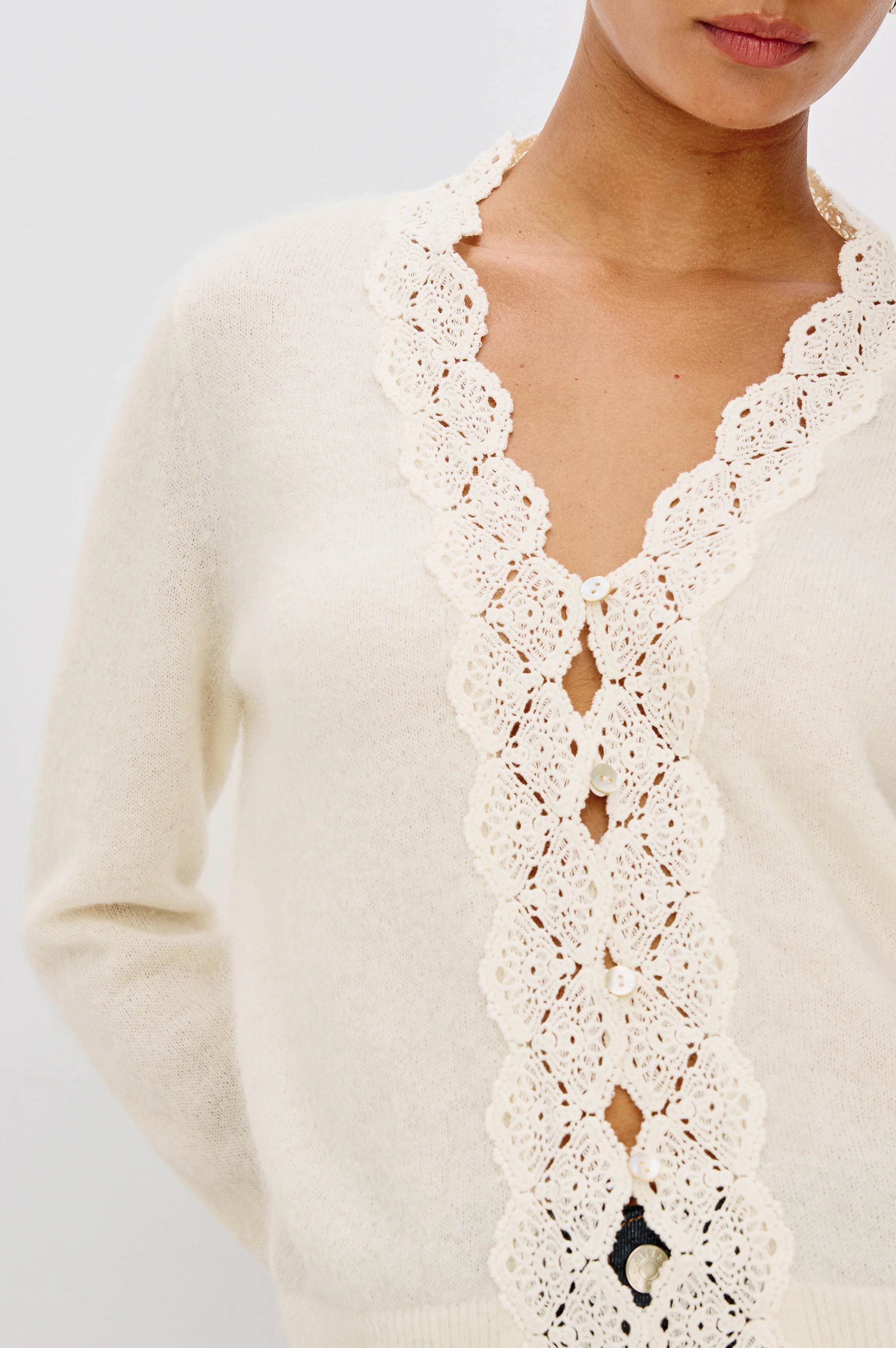 MER CARDIGAN - IVORY - Image 2