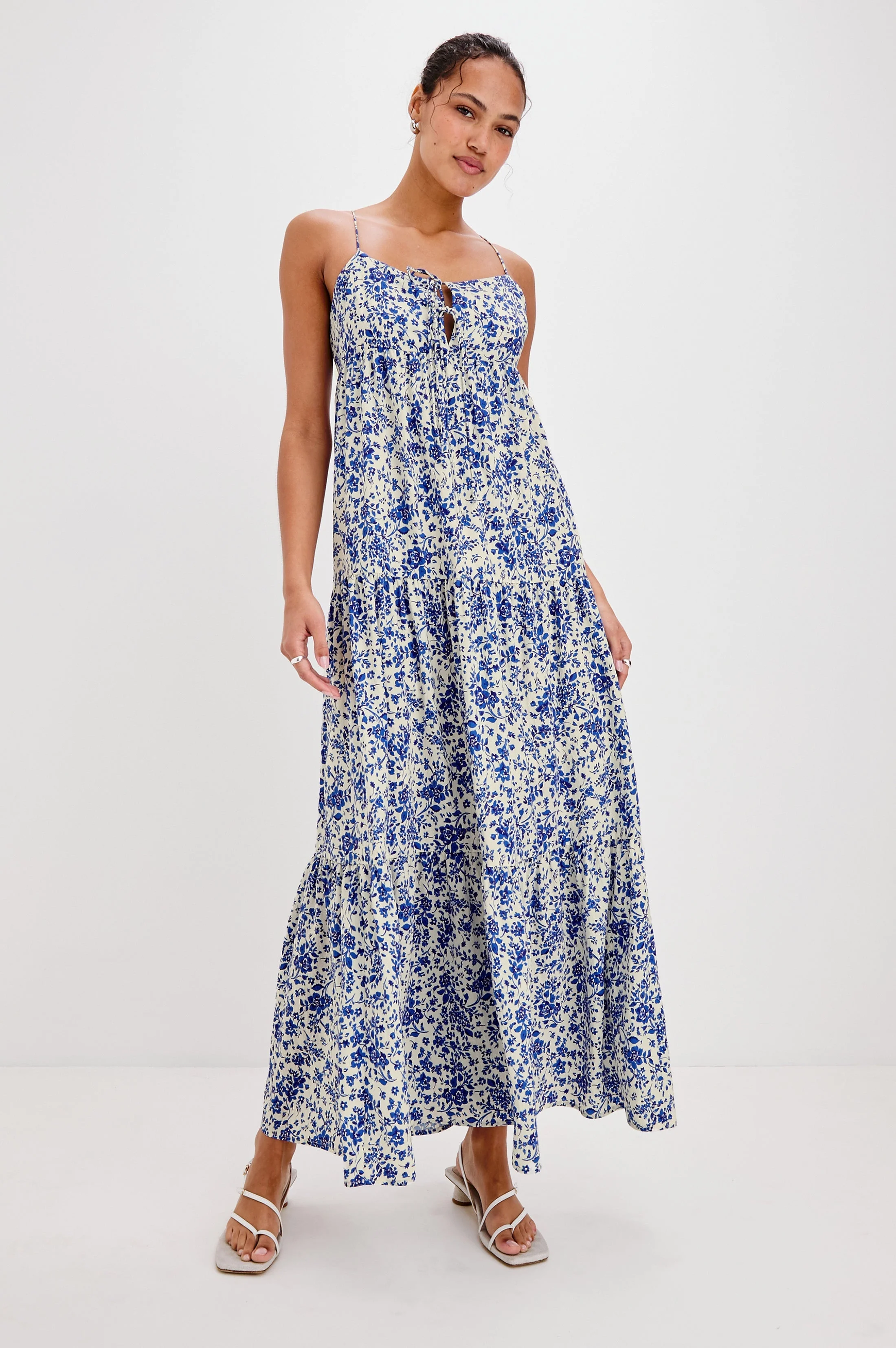 MICA DRESS - BLUE MARGUERITE - Image 5