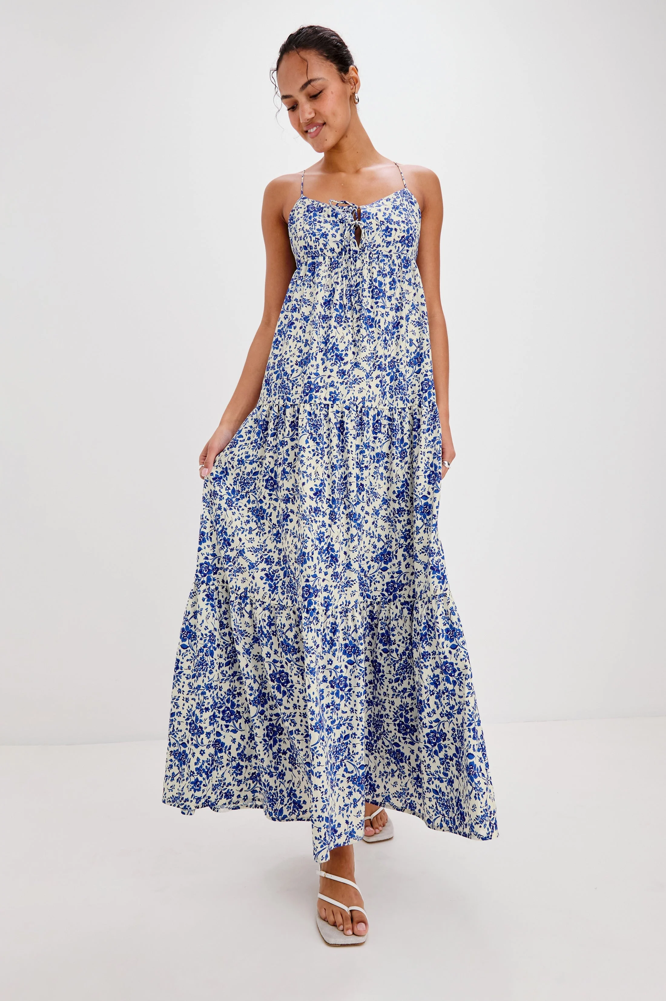 MICA DRESS - BLUE MARGUERITE - Image 7