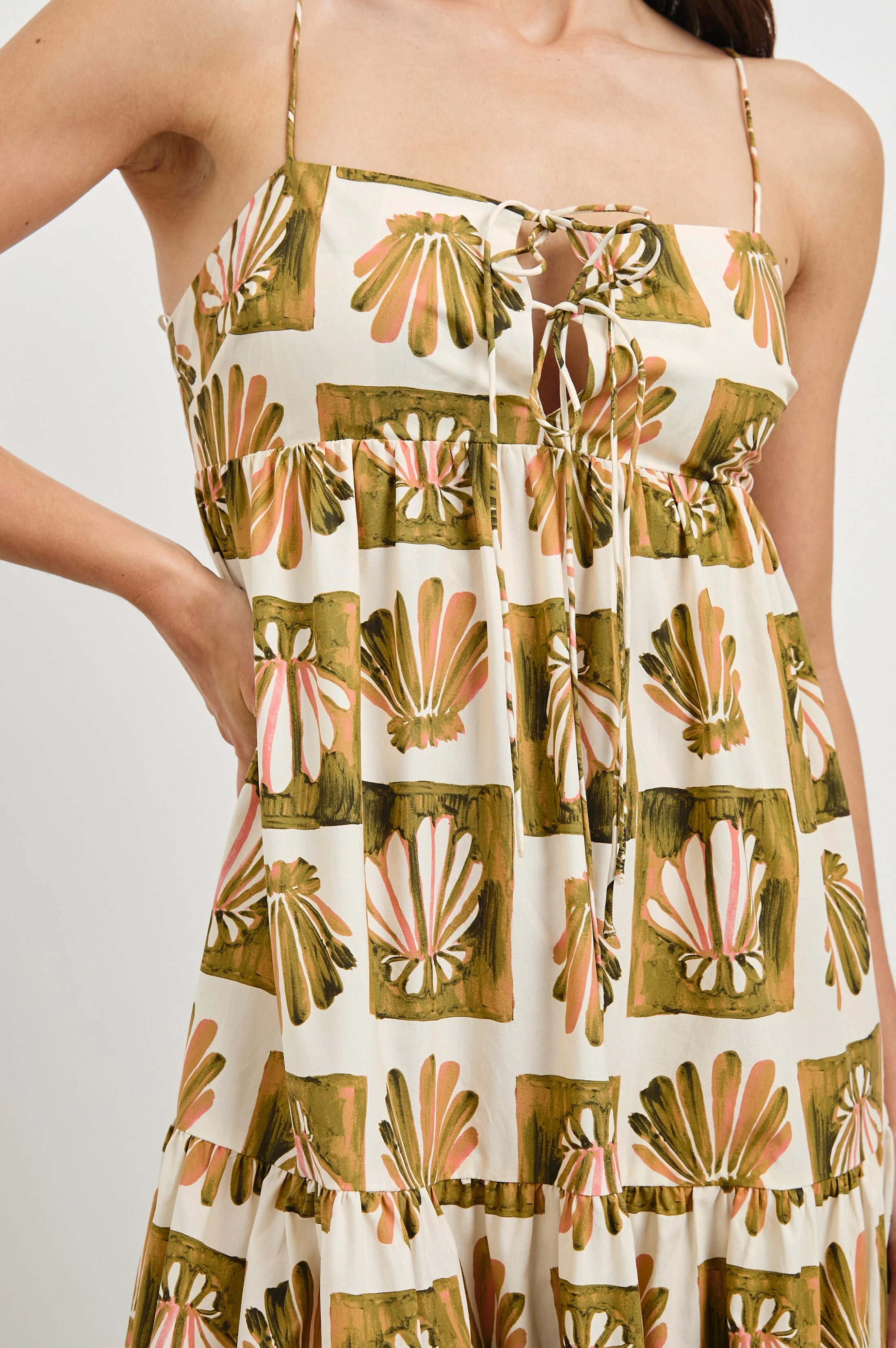 MICA DRESS - CHECKERED SHELLS - Image 2