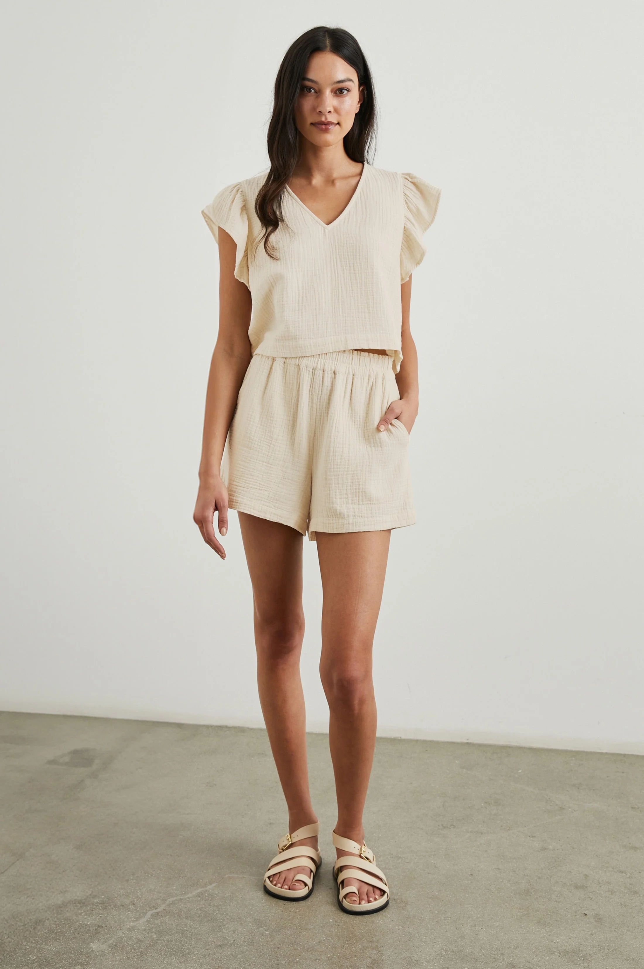 MILEY TOP - FLAX - Image 3