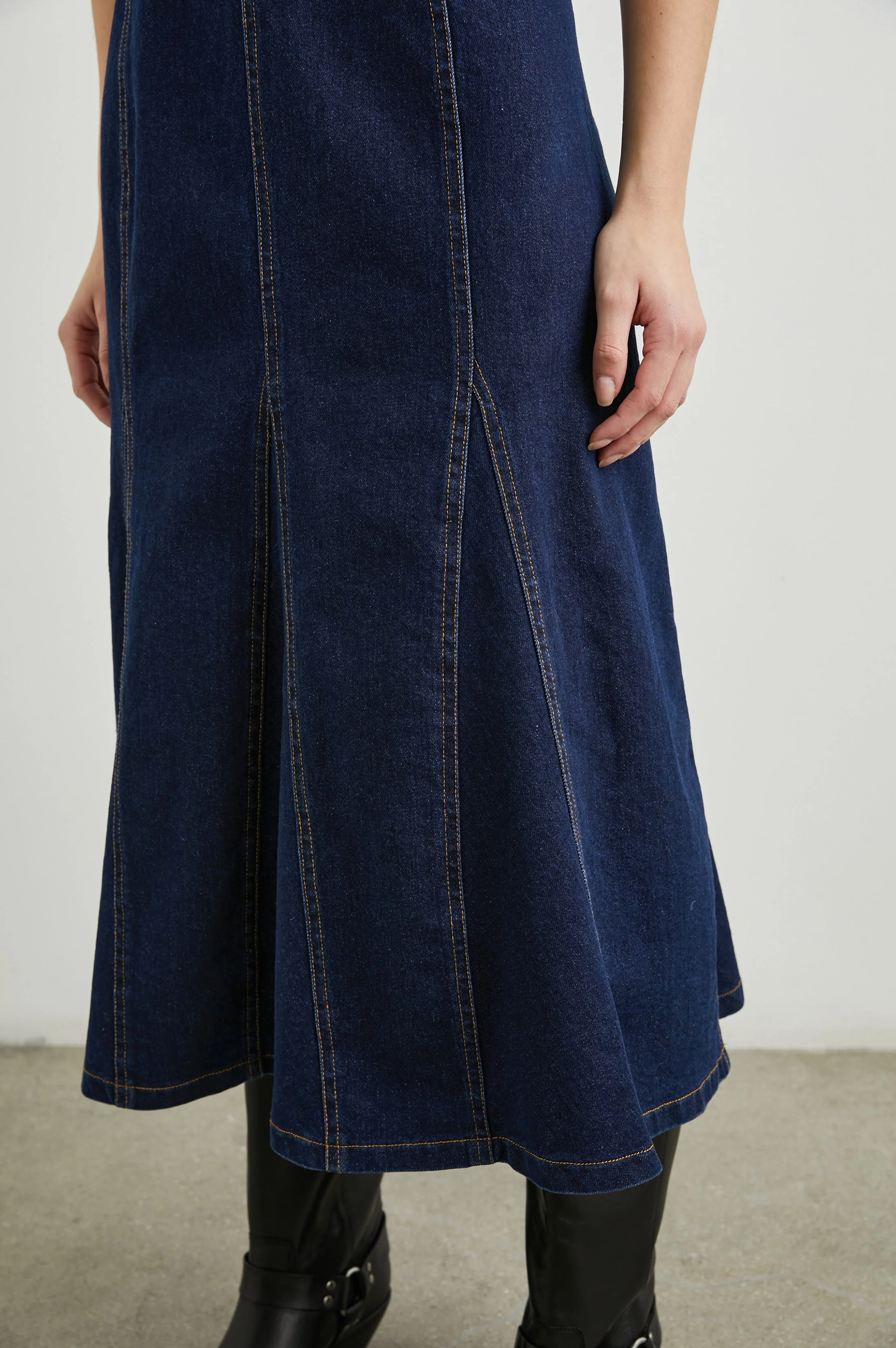 MINNA DRESS - RINSE INDIGO - Image 2