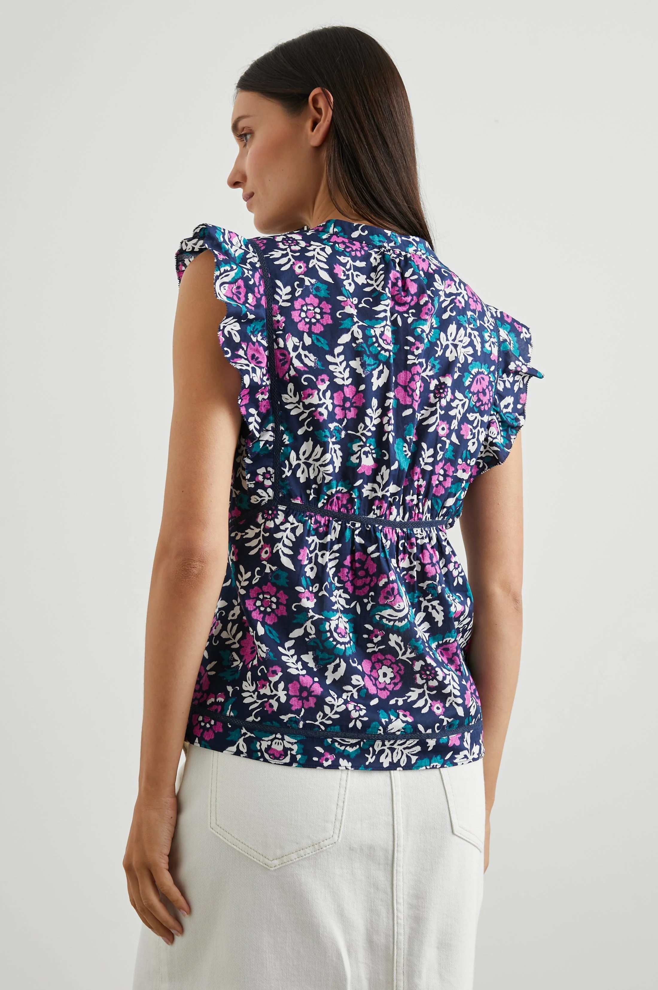 MISHA TOP - WOODBLOCK FLORAL - Image 5