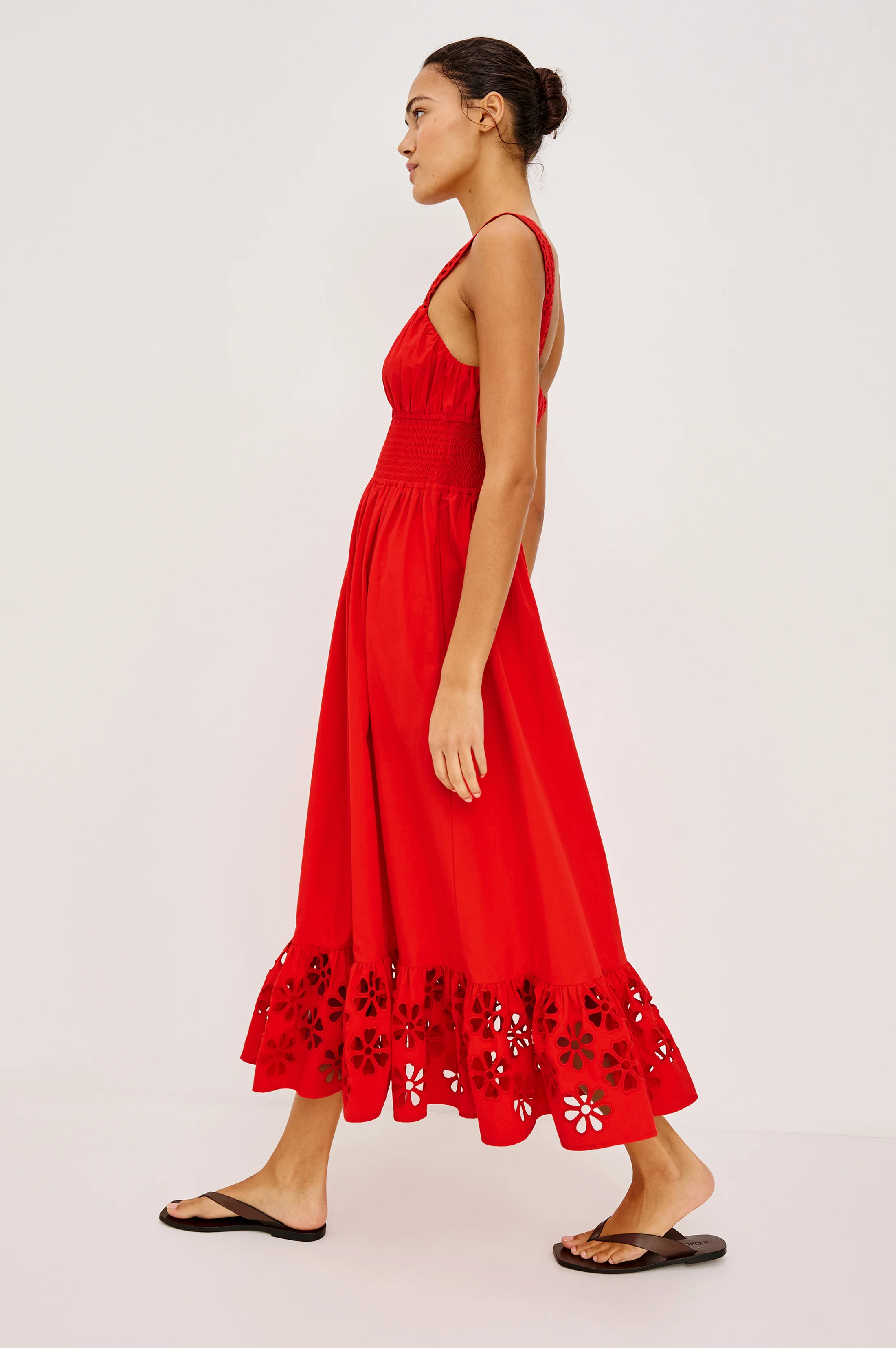 MOIRA DRESS - SCARLET - Image 4