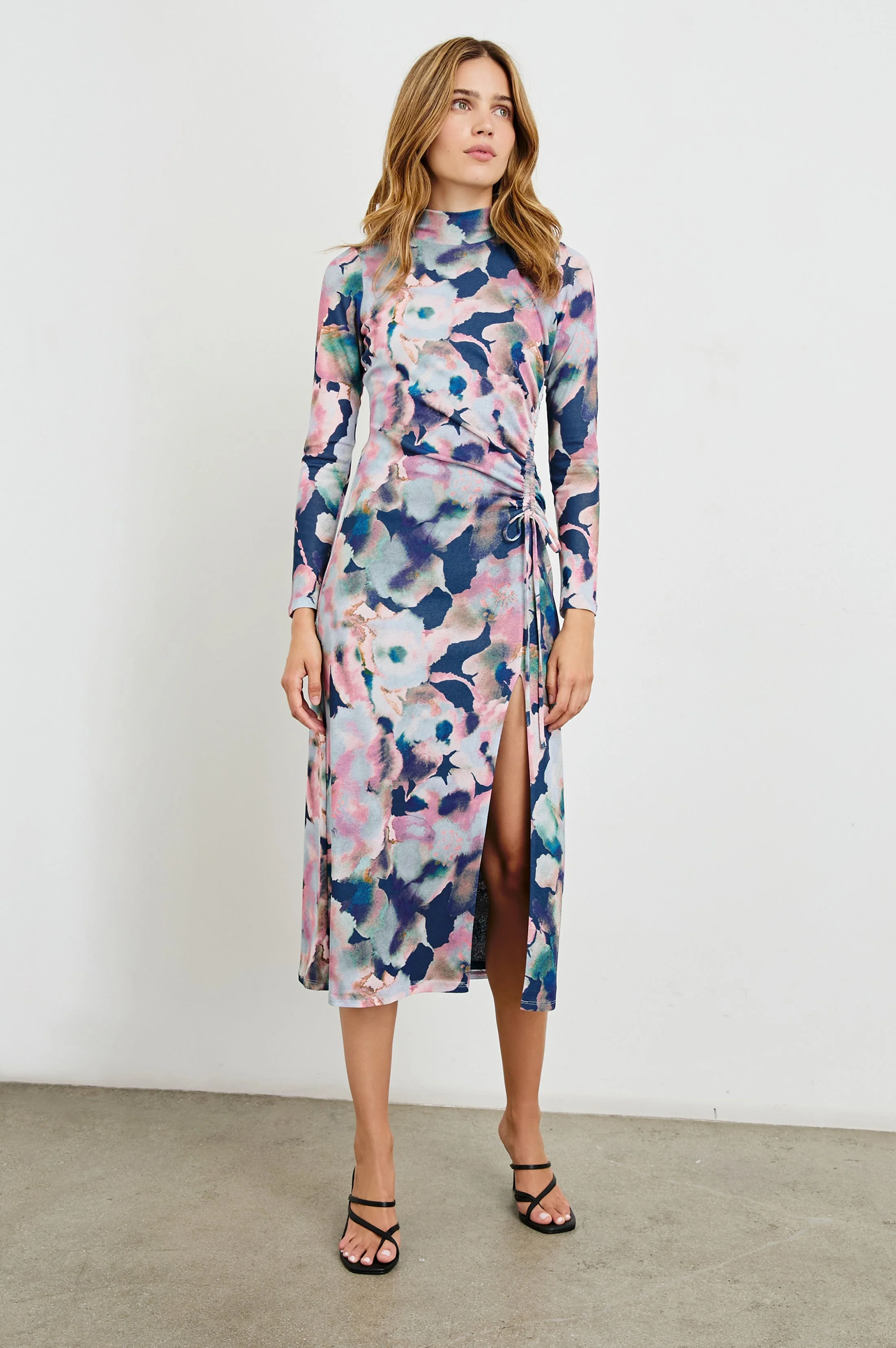 MONA DRESS - MIDNIGHT VERBENA - Image 3