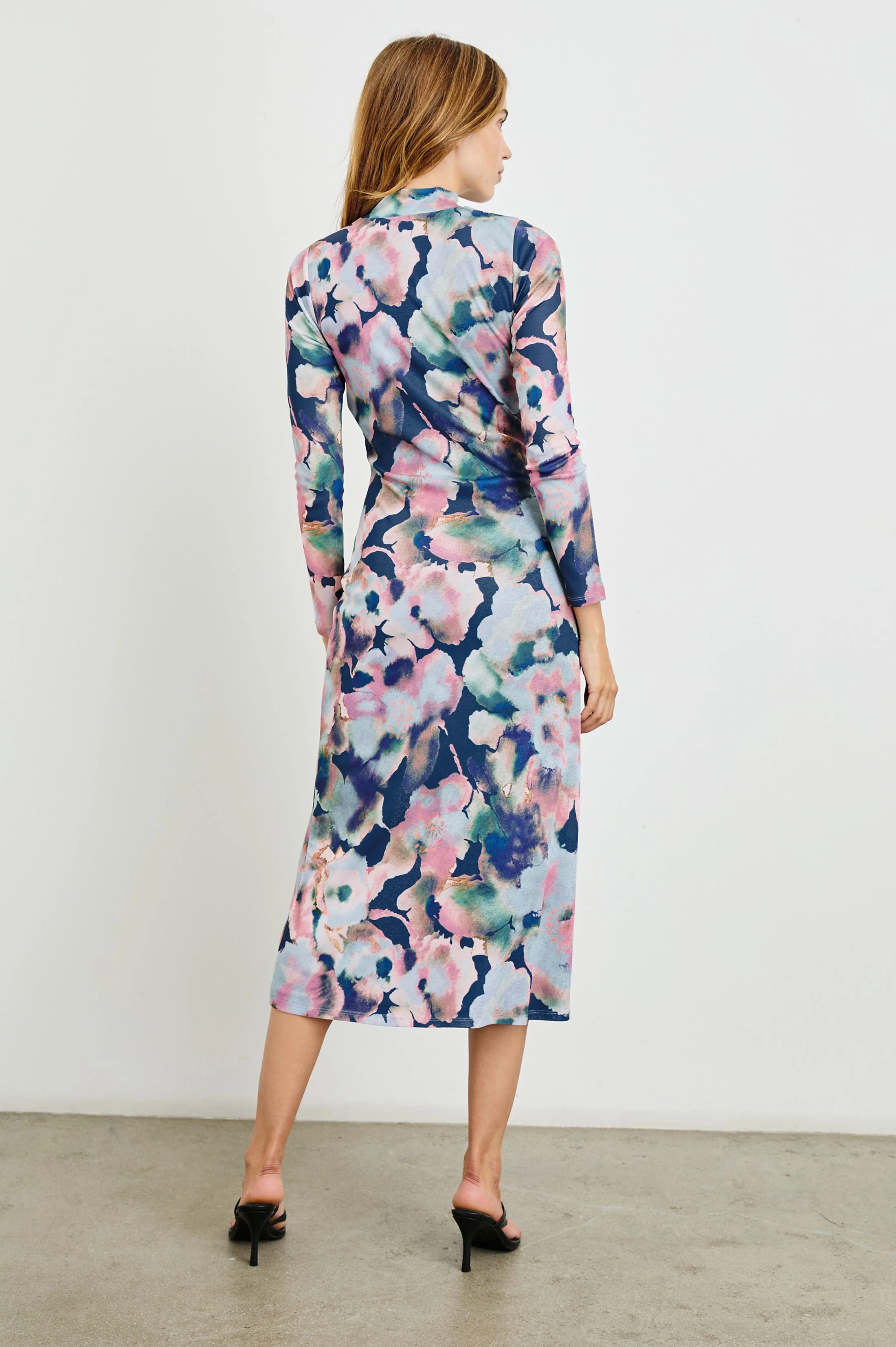 MONA DRESS - MIDNIGHT VERBENA - Image 4