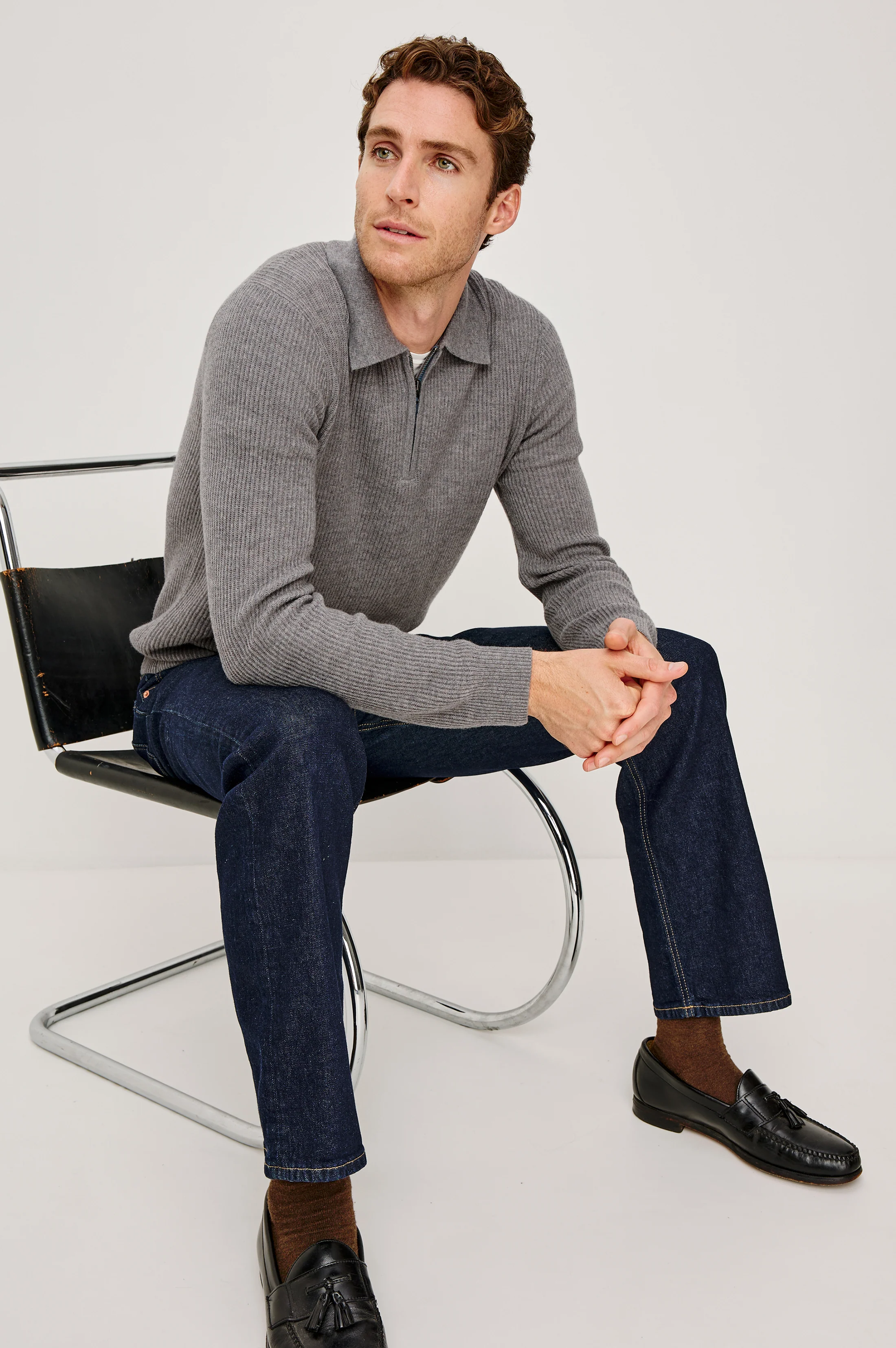 MONTY QUARTER ZIP - FINCH - Image 4