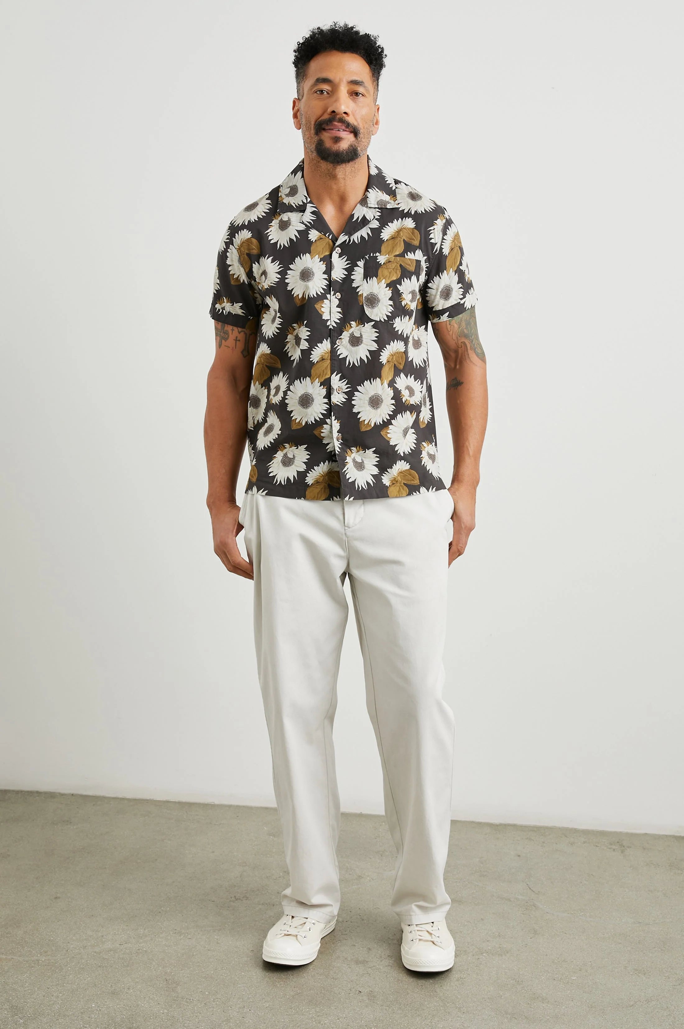 MORENO SHIRT - SUNFLOWER TWIRL BARK - Image 4