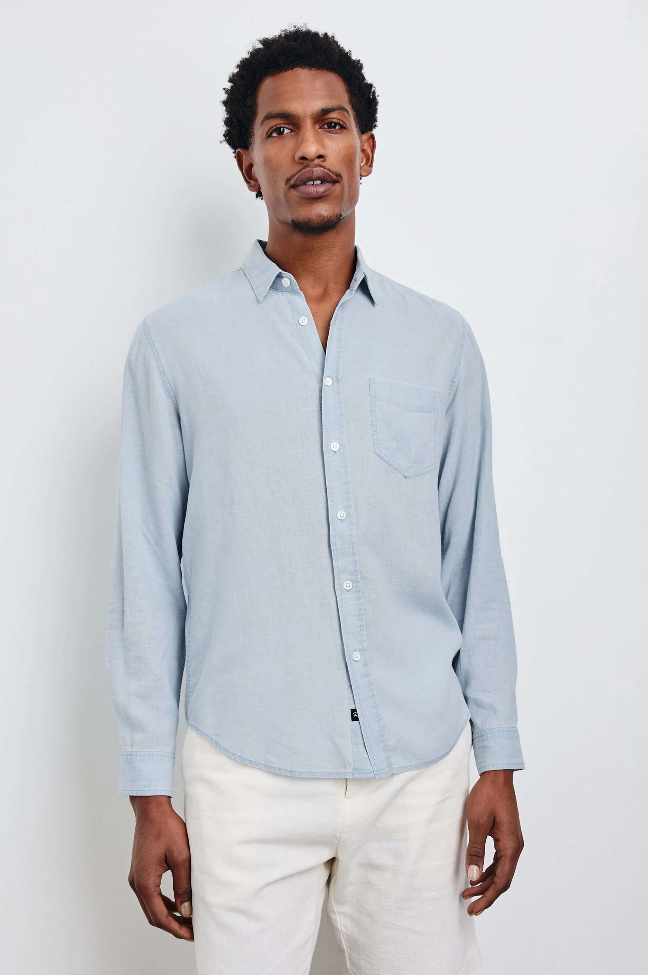 MYKONOS SHIRT - BLUE LAGOON
