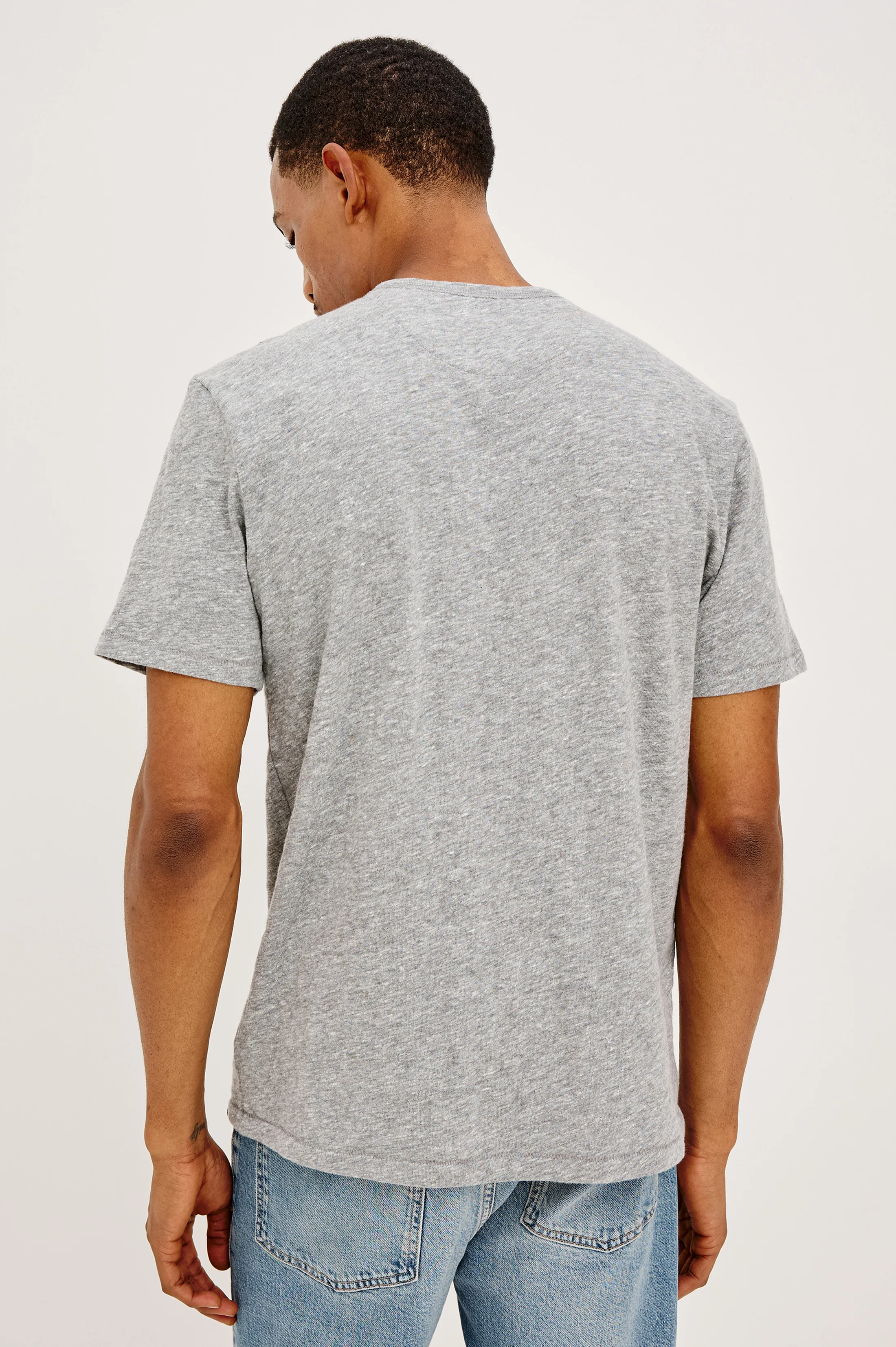 NEIL T-SHIRT - HEATHER GREY - Image 3