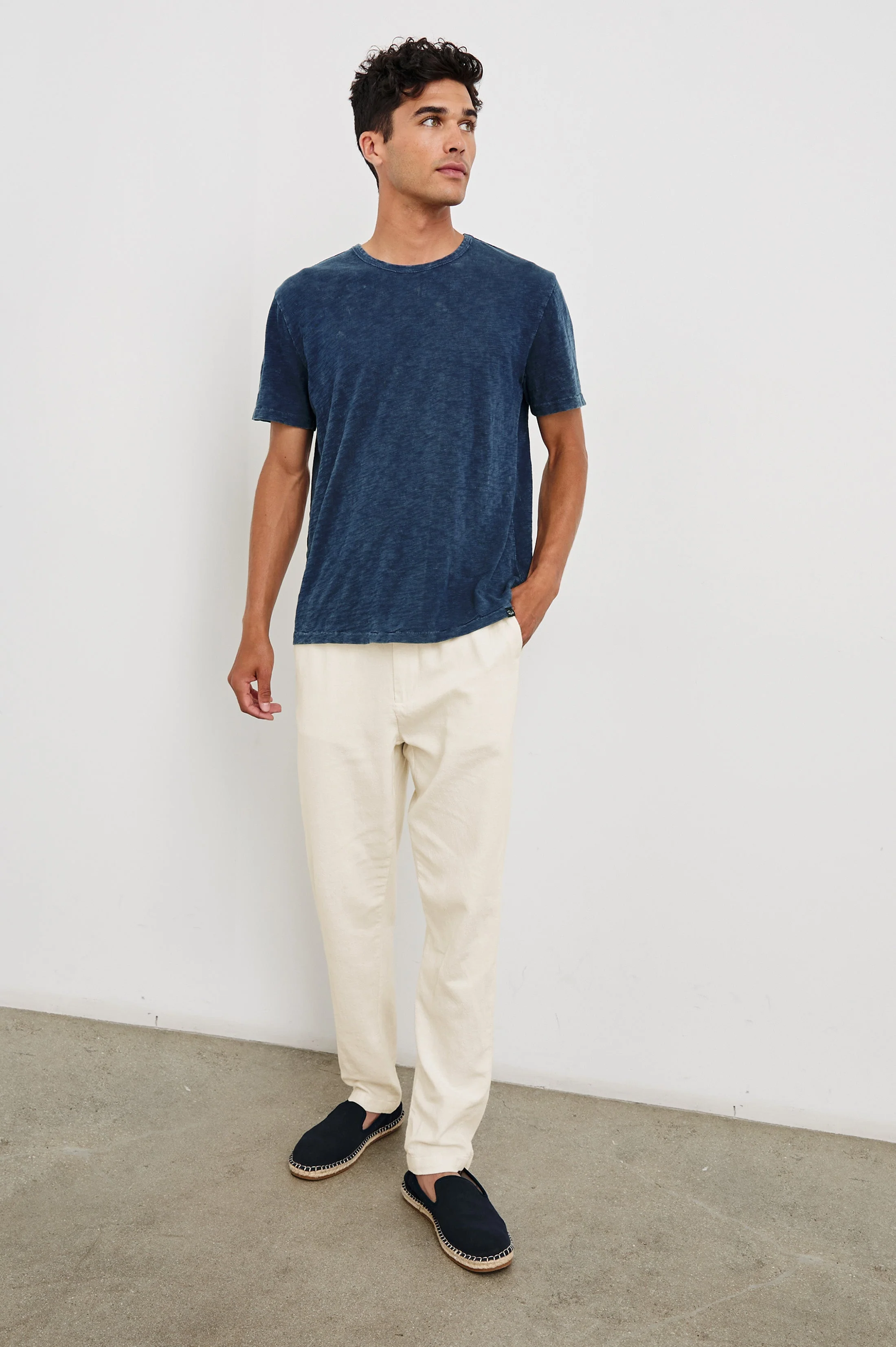 NEIL T-SHIRT - VINTAGE INDIGO - Image 3