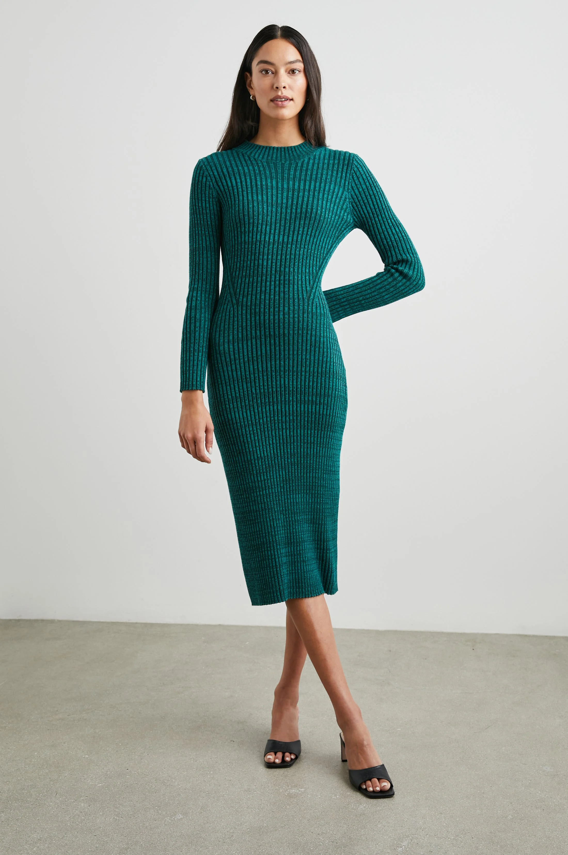 NELLIE DRESS - EVERGREEN