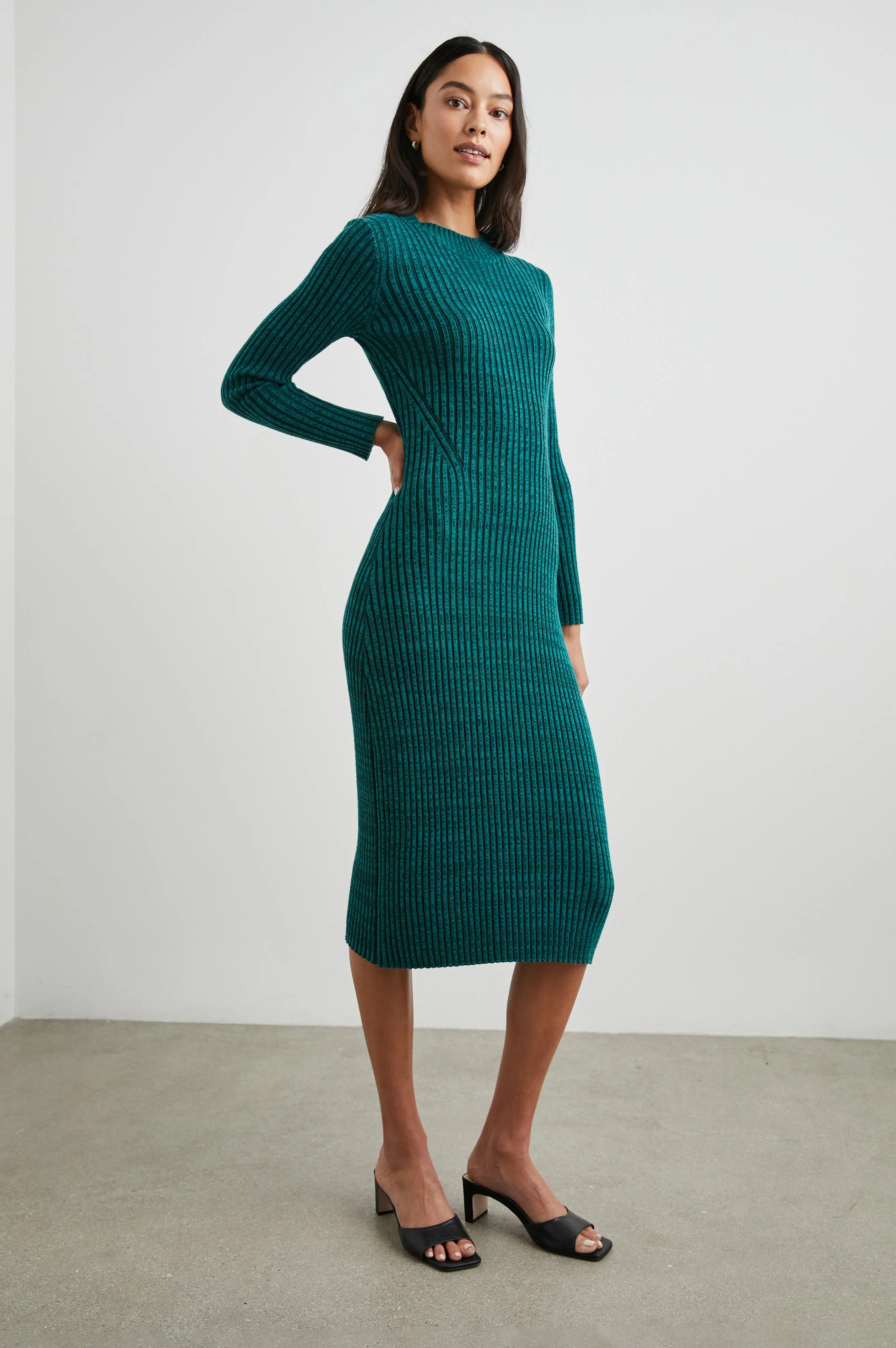 NELLIE DRESS - EVERGREEN - Image 3